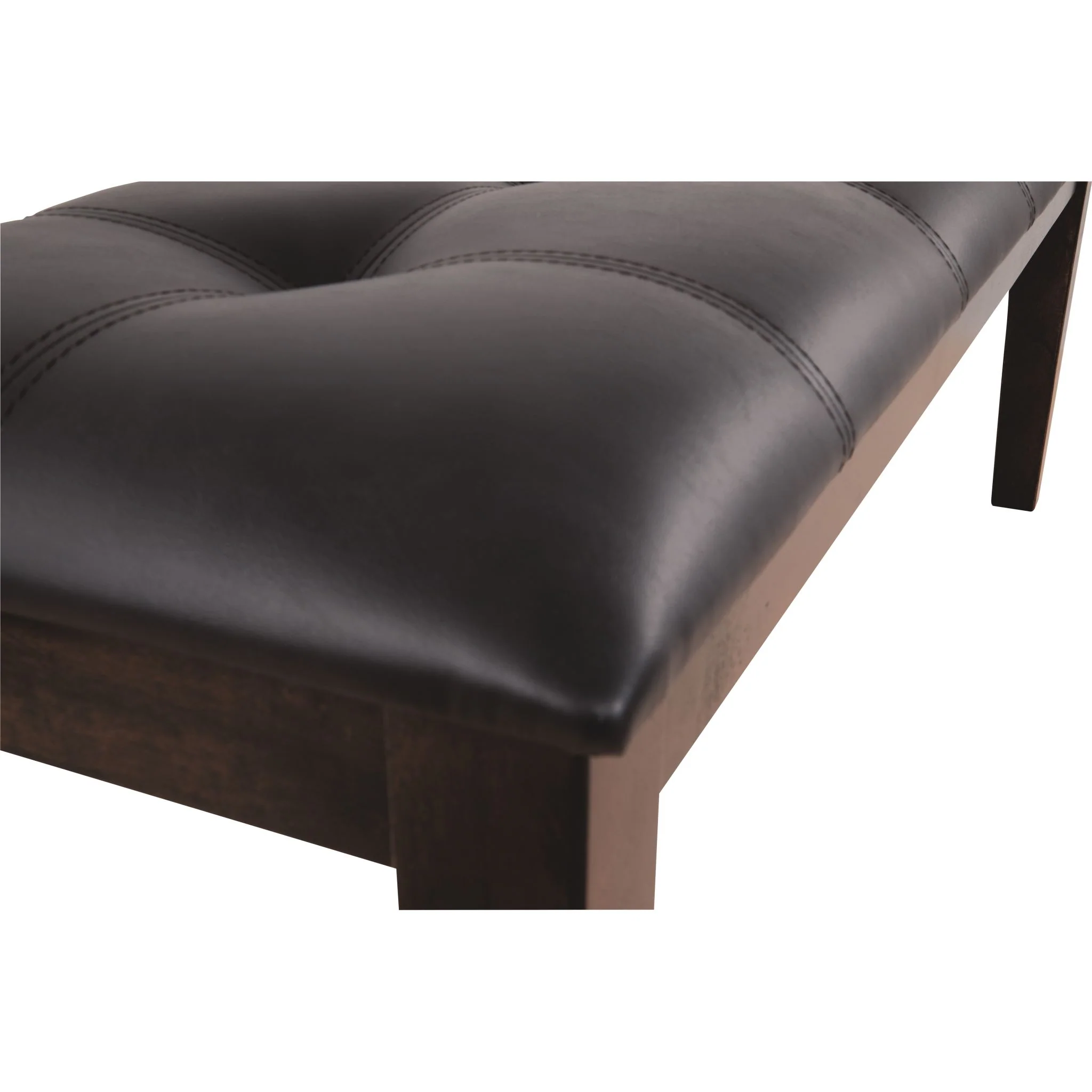 Haddigan Dining Bench - Dark Brown - (D596-00) - Image 7