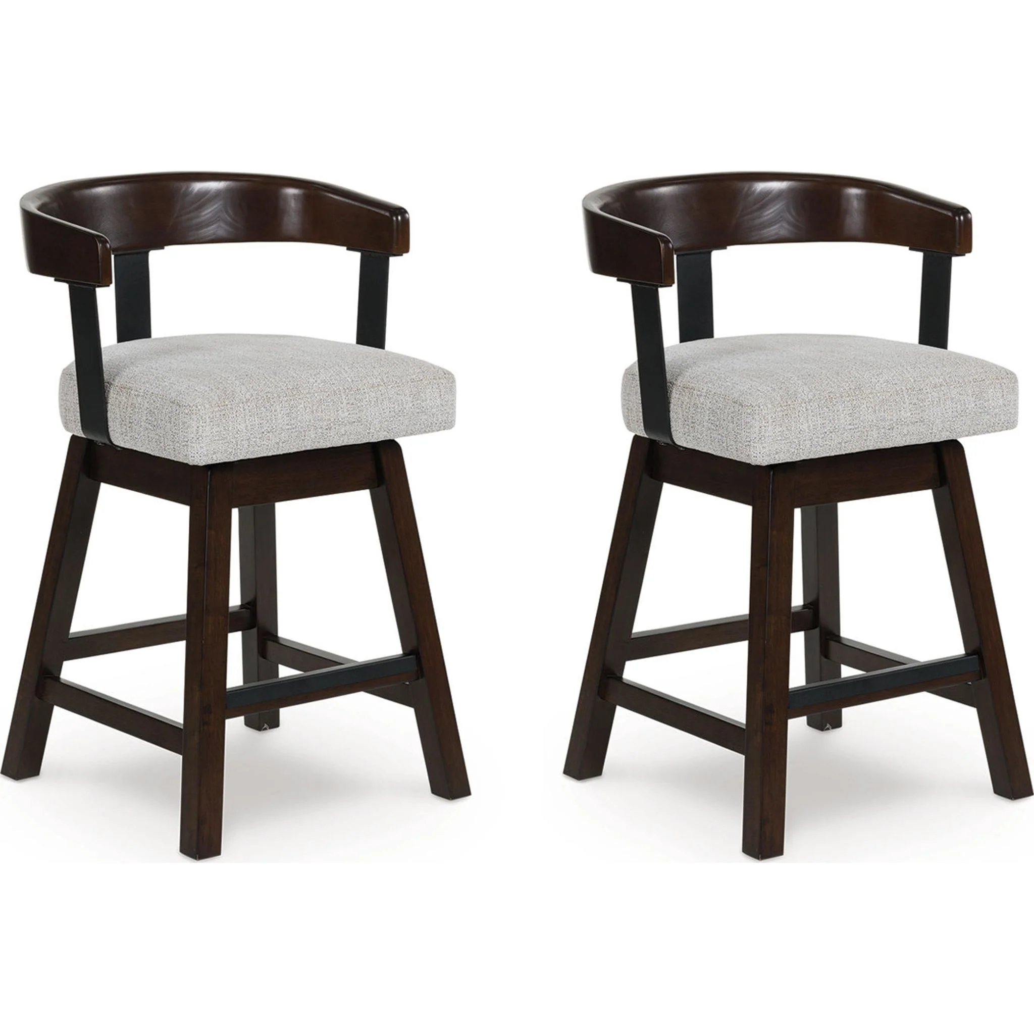 Haddigan Counter Height Stool - Dark Brown - (D596-224) - Image 3
