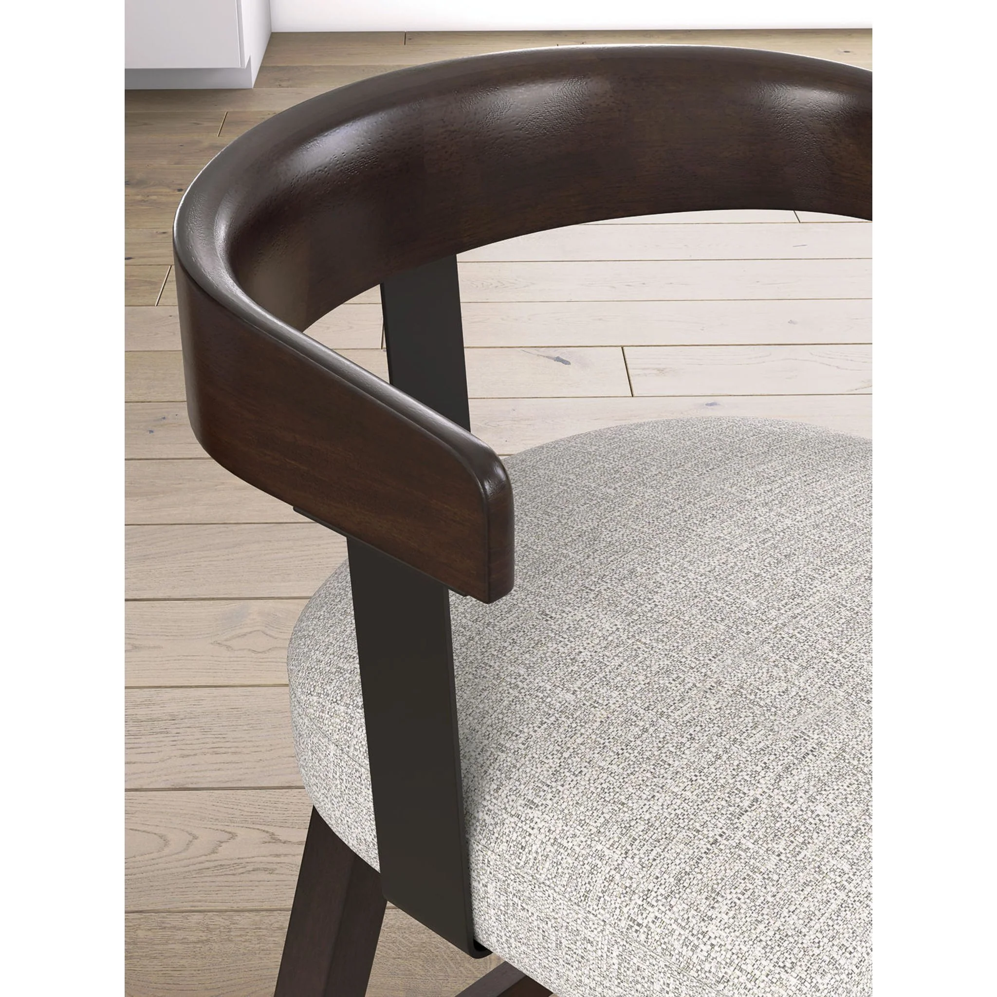 Haddigan Counter Height Stool - Dark Brown - (D596-224) - Image 7