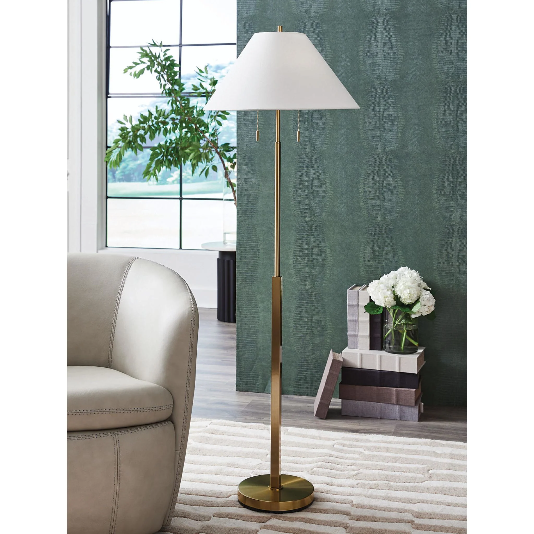 Haigwood Floor Lamp 62.30" - Image 2