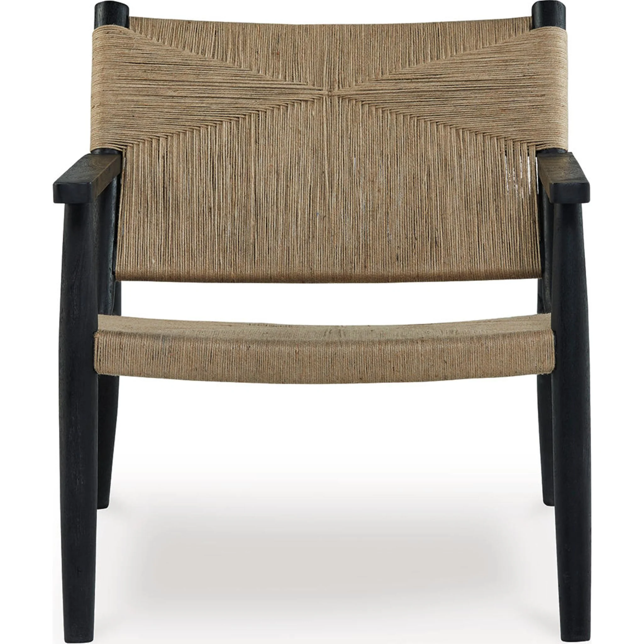 Halfmore Accent Chair - Black/Natural - Image 3