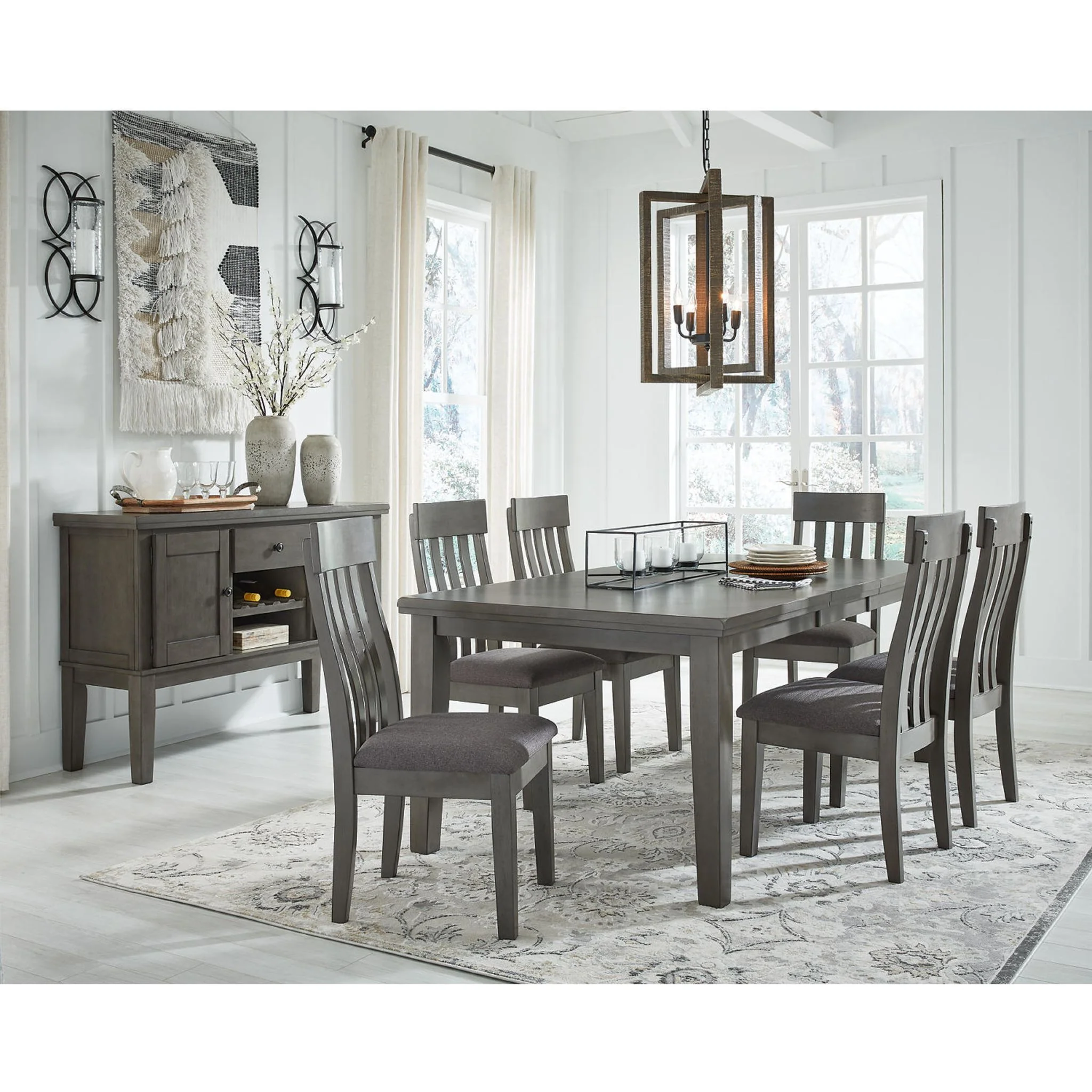 Hallanden Dining Extension Table - Gray - (D589-35) - Image 12
