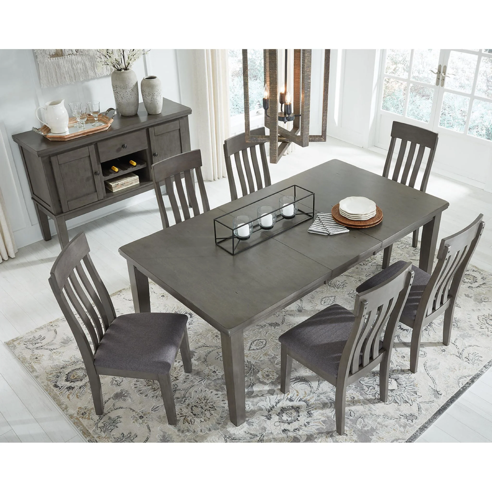 Hallanden Dining Extension Table - Gray - (D589-35) - Image 15