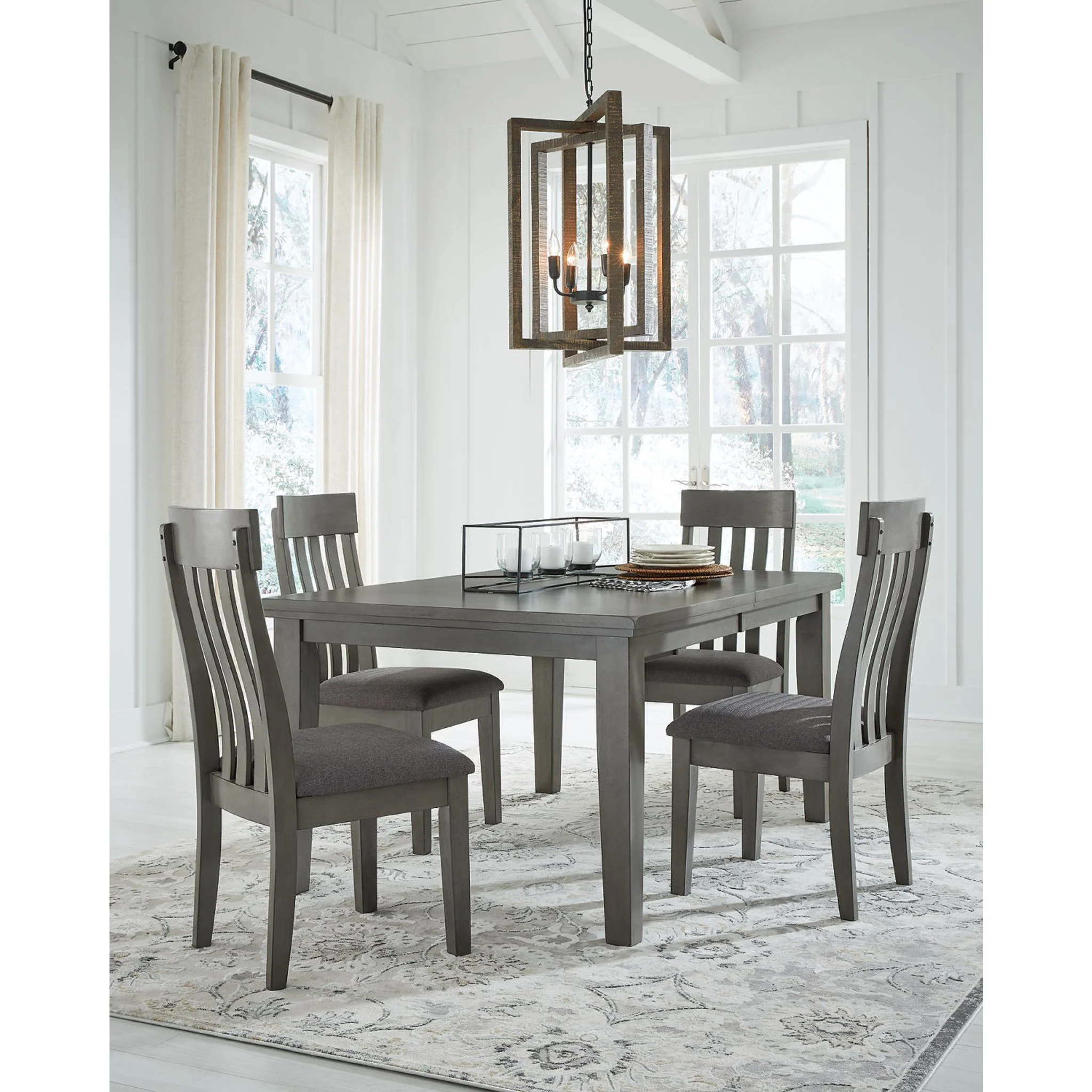 Hallanden Dining Extension Table - Gray - (D589-35) - Image 16