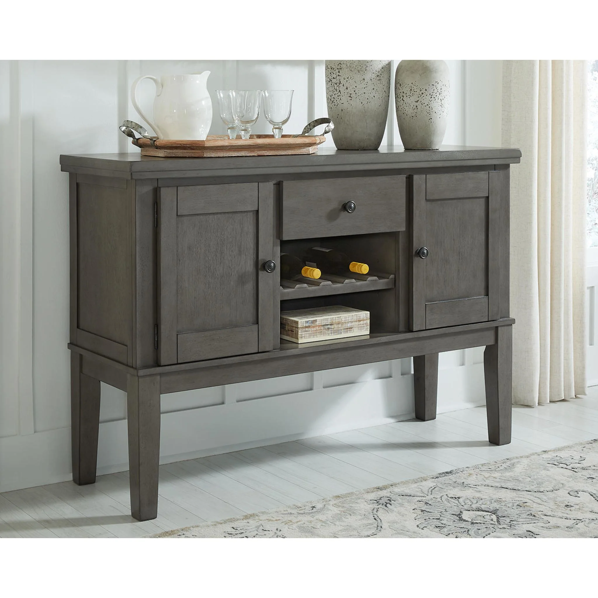 Hallanden Dining Server - Gray - (D589-60) - Image 8