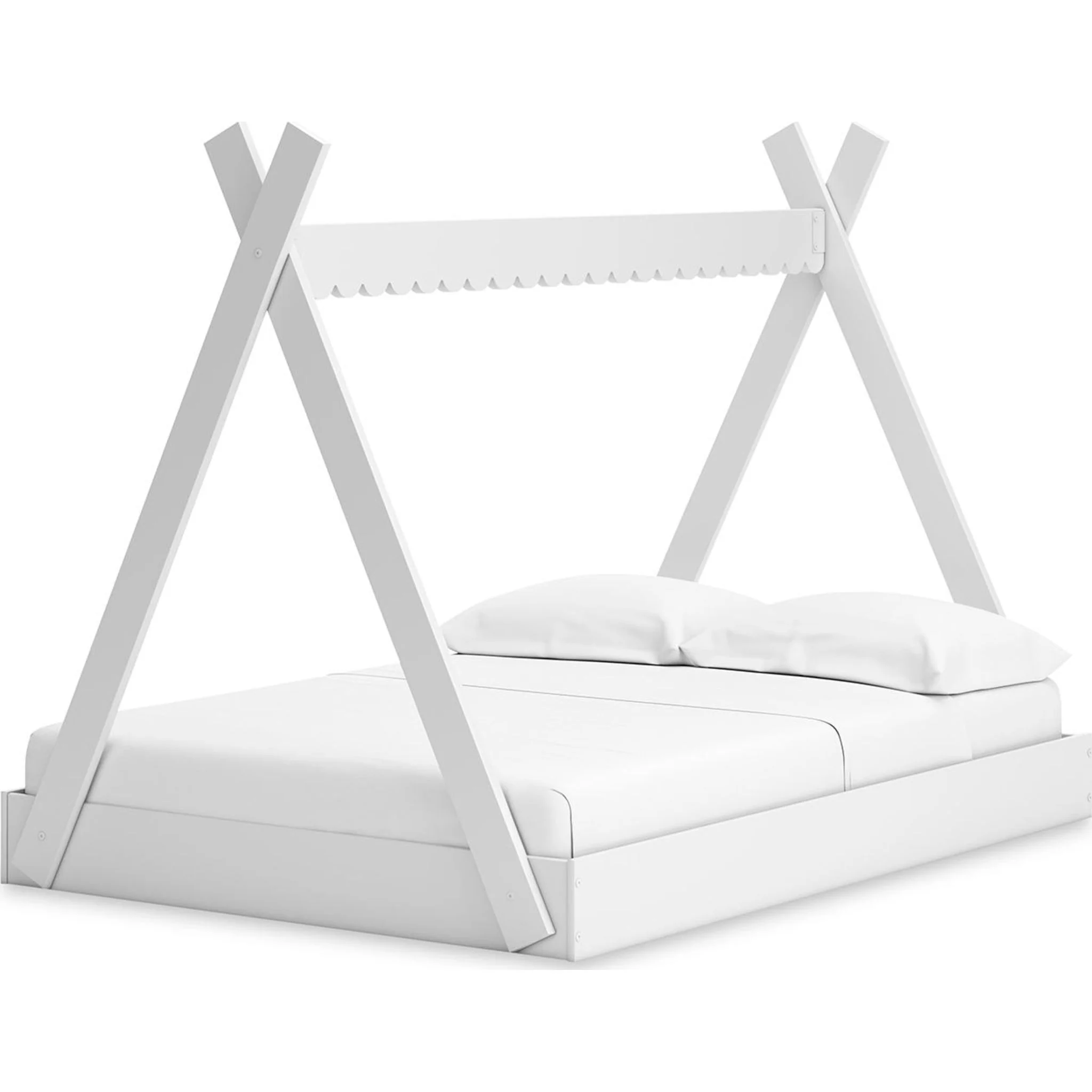 Hallityn Full Tent Bed - White - Image 3
