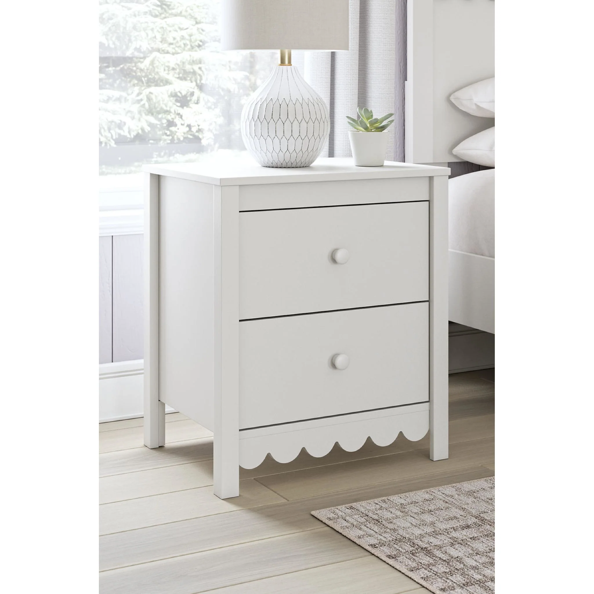 Hallityn Nightstand - White - Image 2