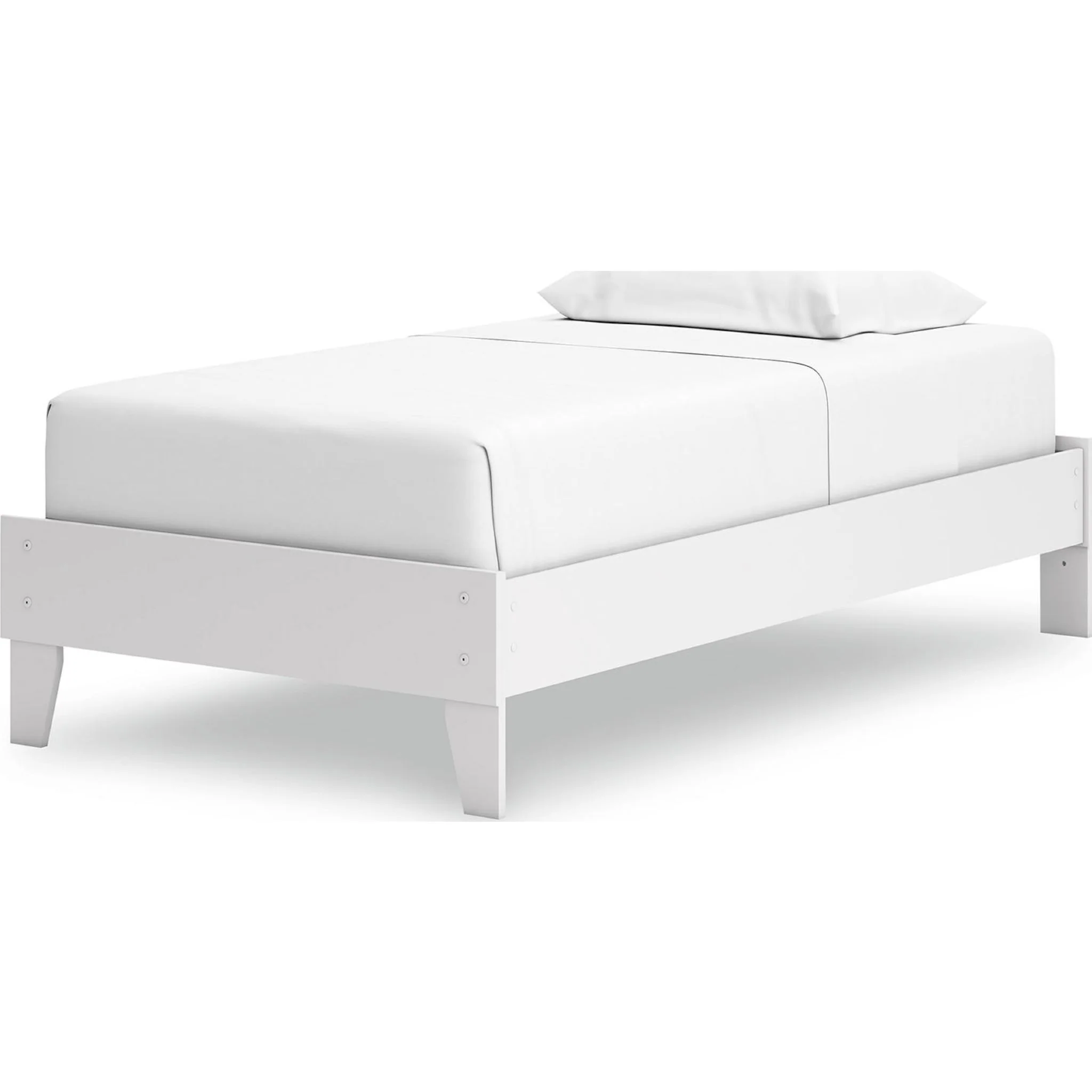 Hallityn Twin Platform Bed - White - Image 3