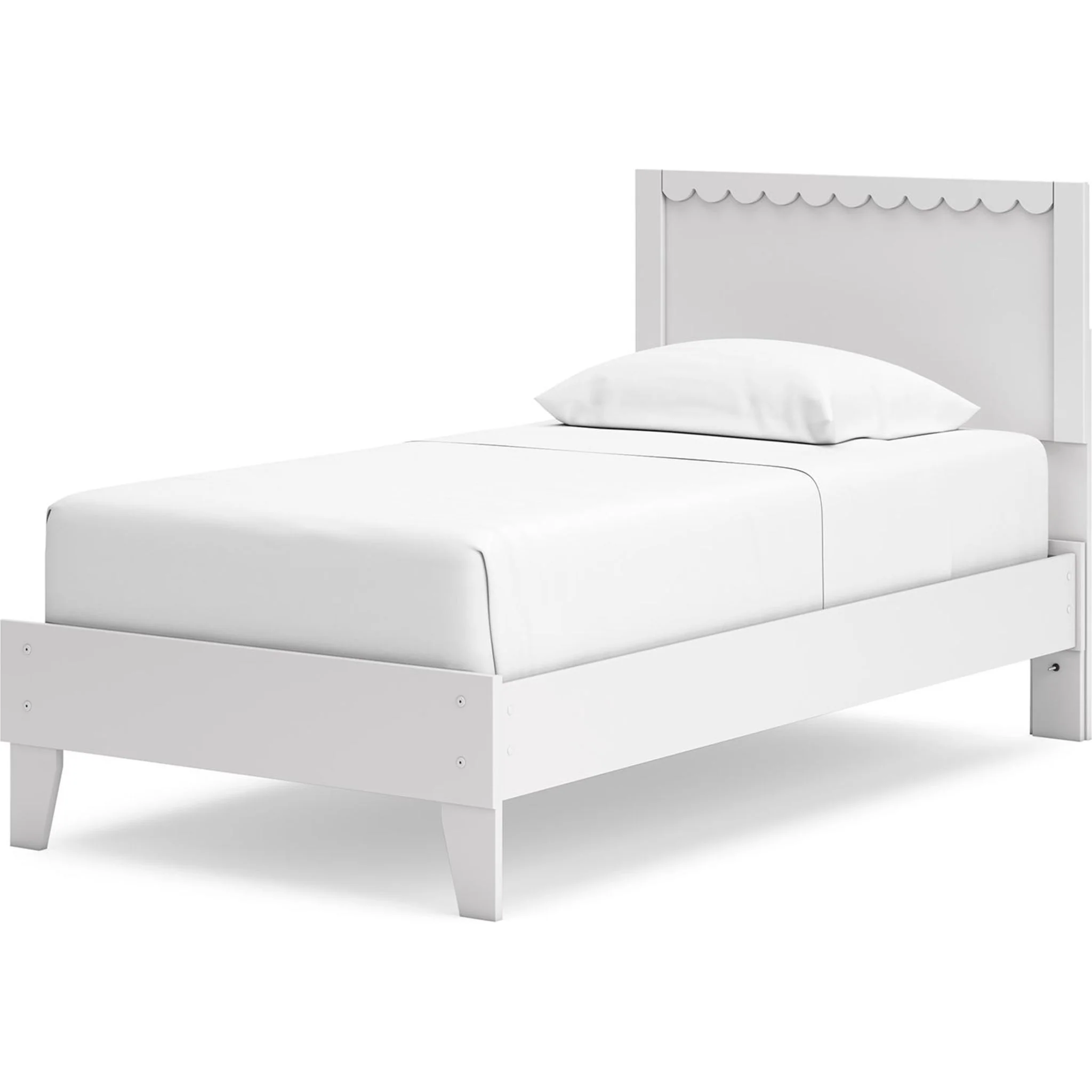 Hallityn Twin Platform Bed - White - Image 3