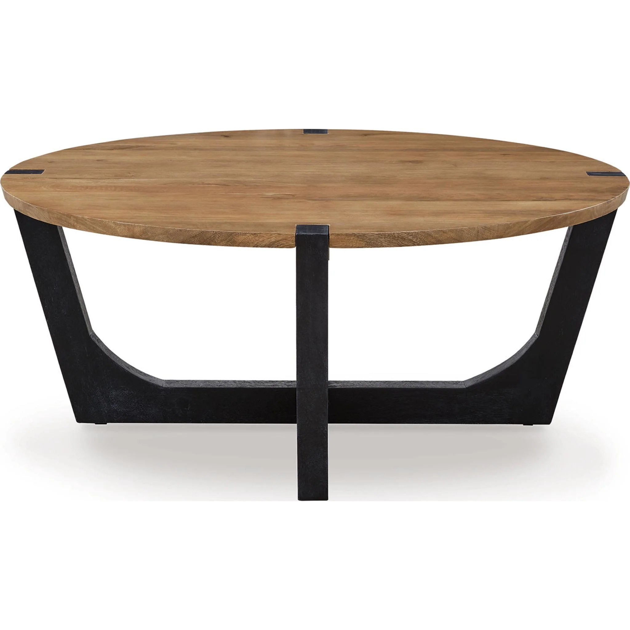 Hanneforth Coffee Table - Brown/Black - Image 4