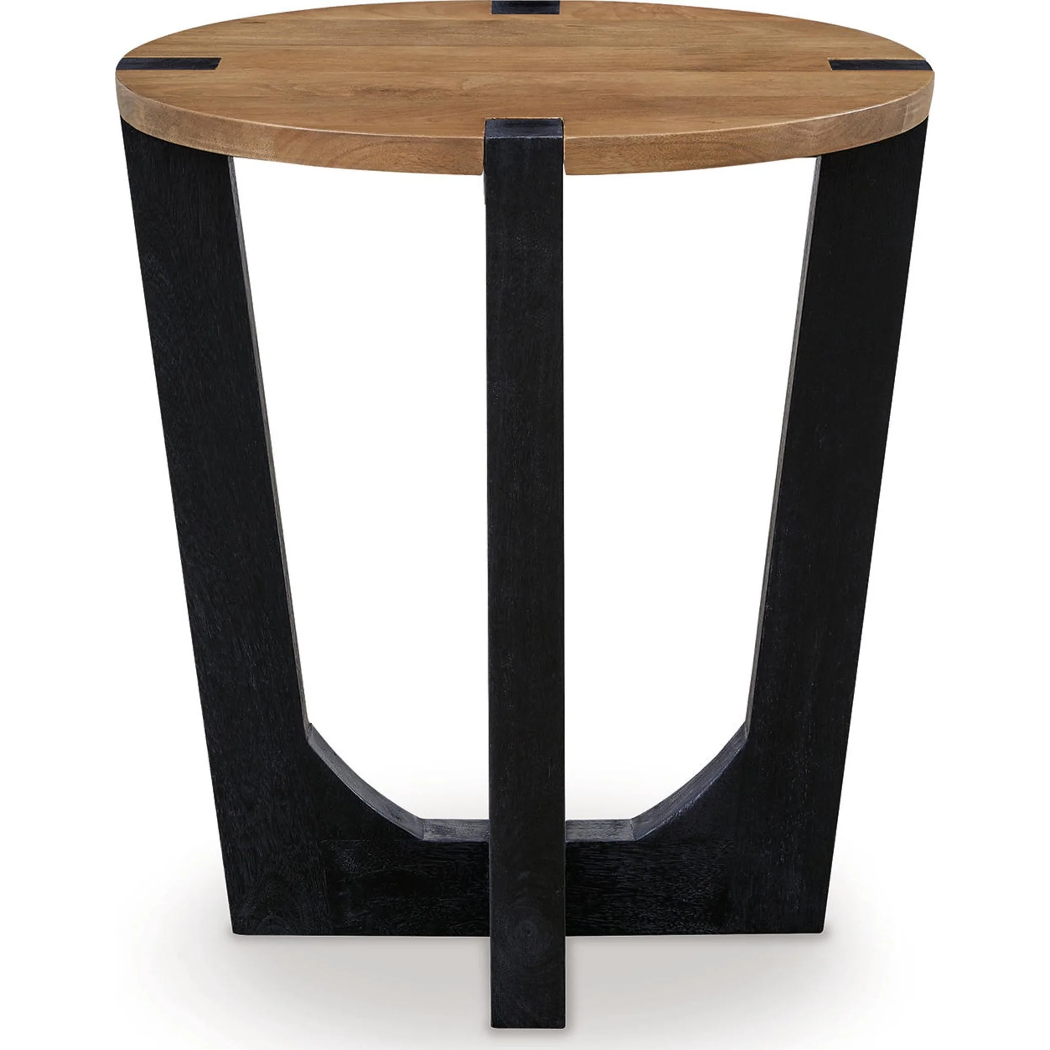 Hanneforth End Table - Brown/Black - Image 3