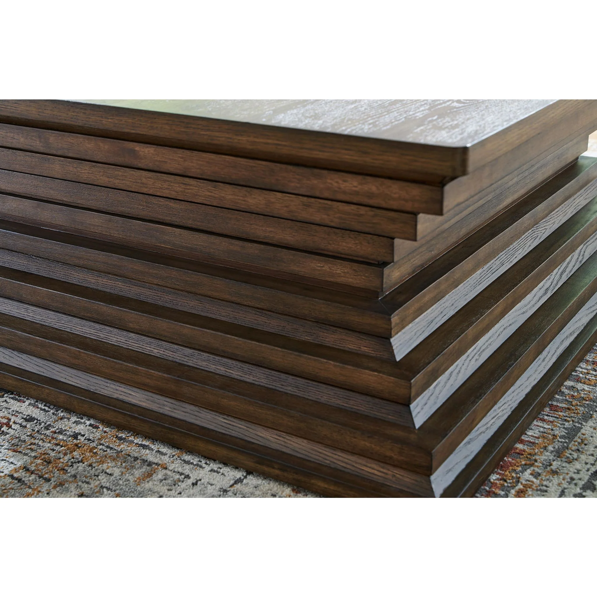 Hannodream Coffee Table - Warm Brown - Image 5