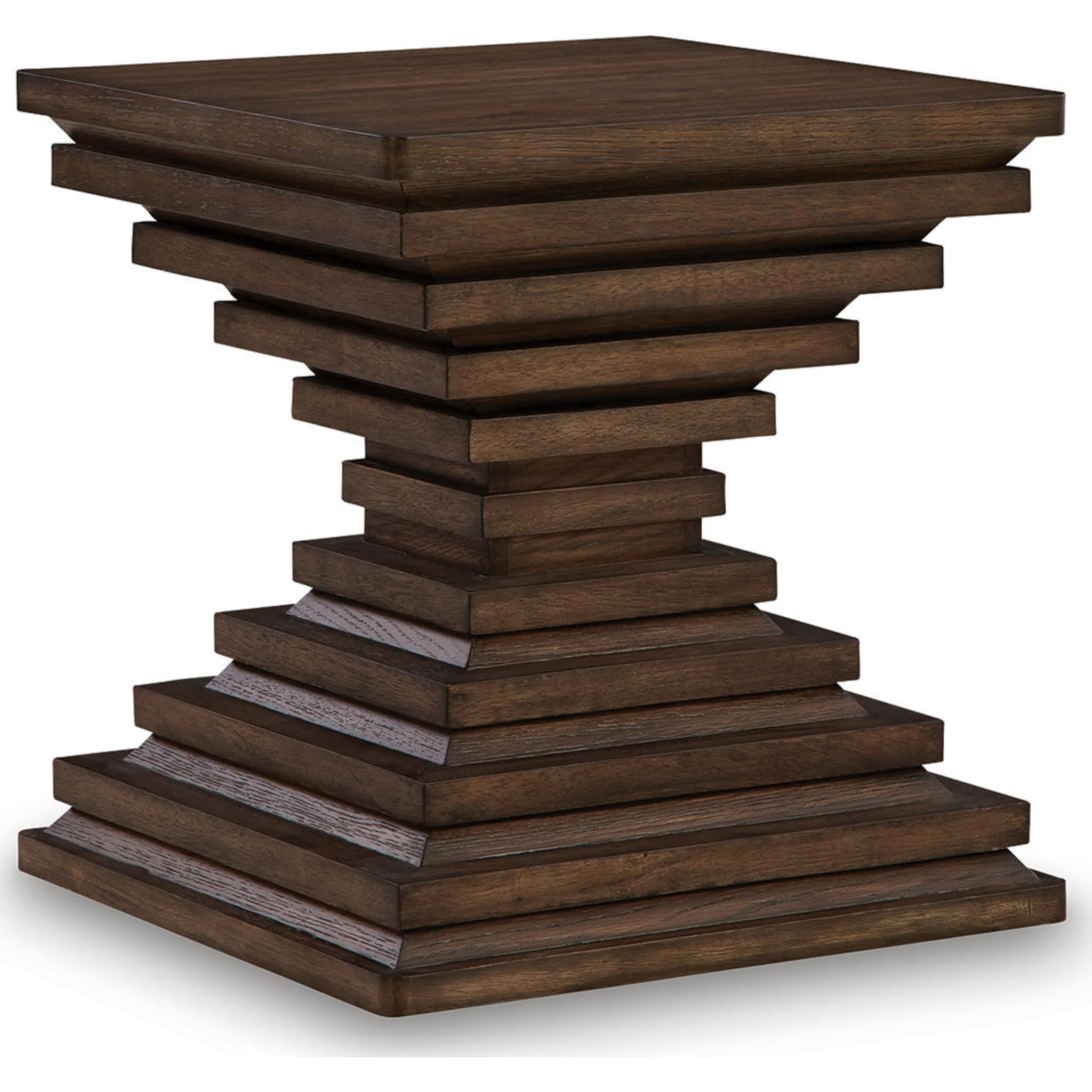 Hannodream End Table - Warm Brown - Image 4