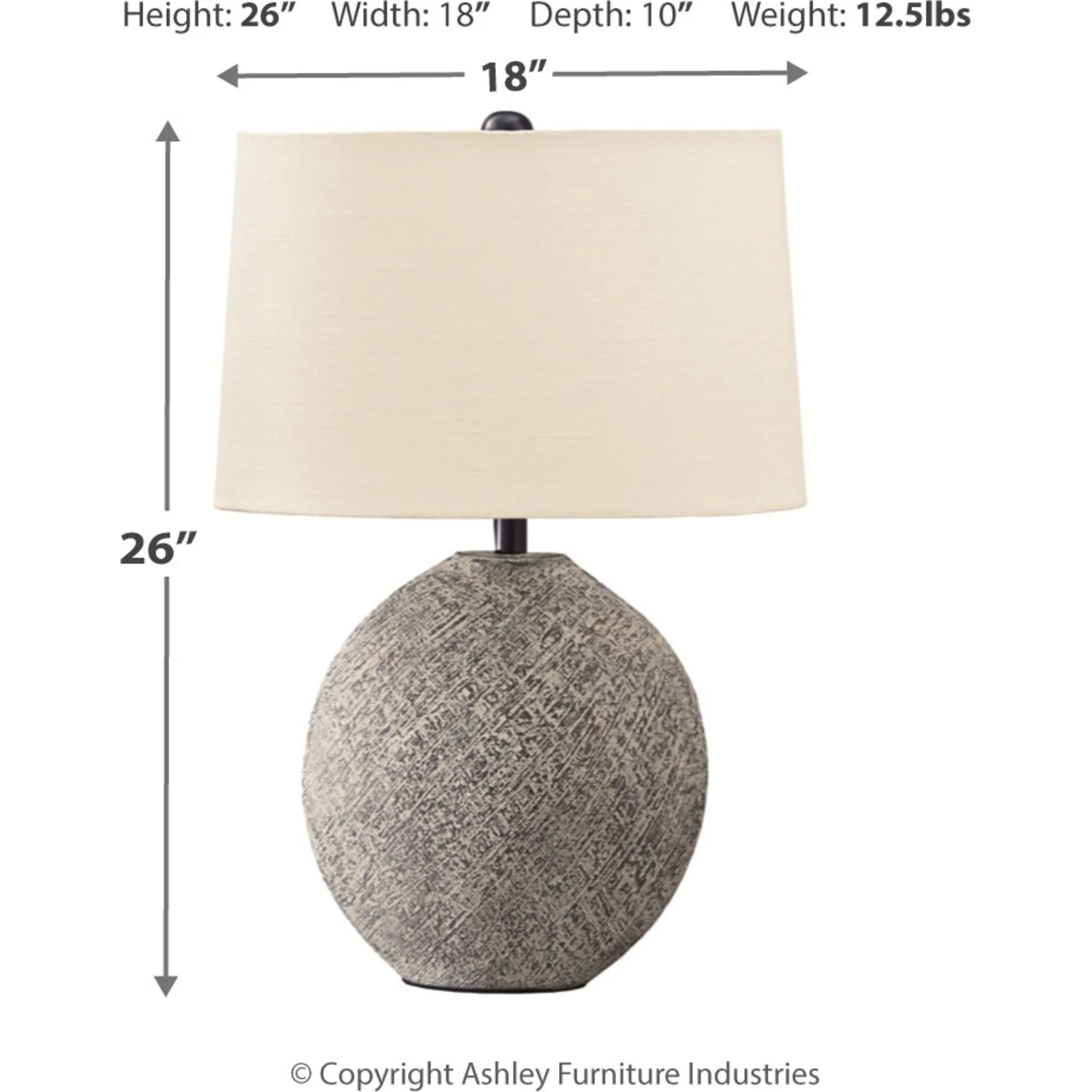 Harif Table Lamp 26.63" - Image 3