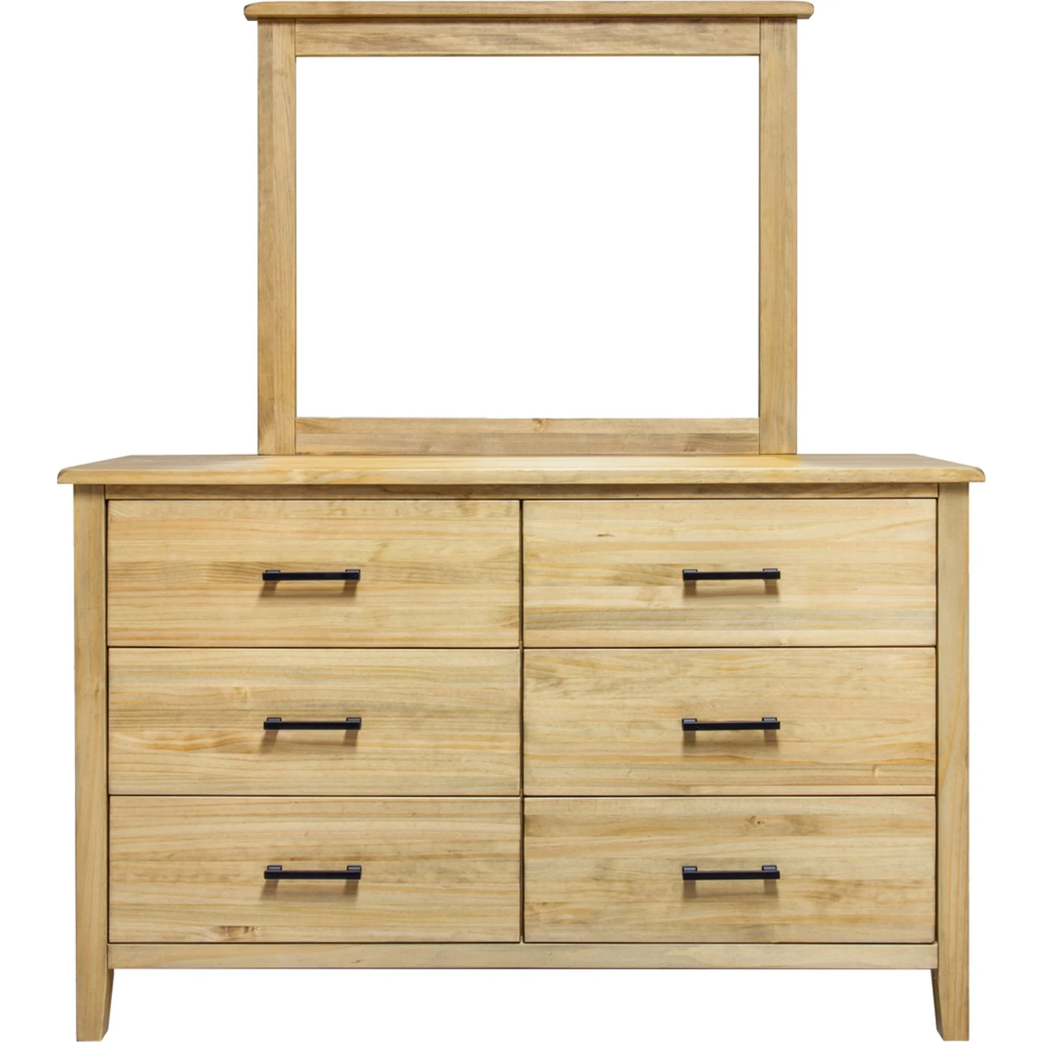 Harlow 6 Piece Full Panel Bedroom - Natural - Image 3