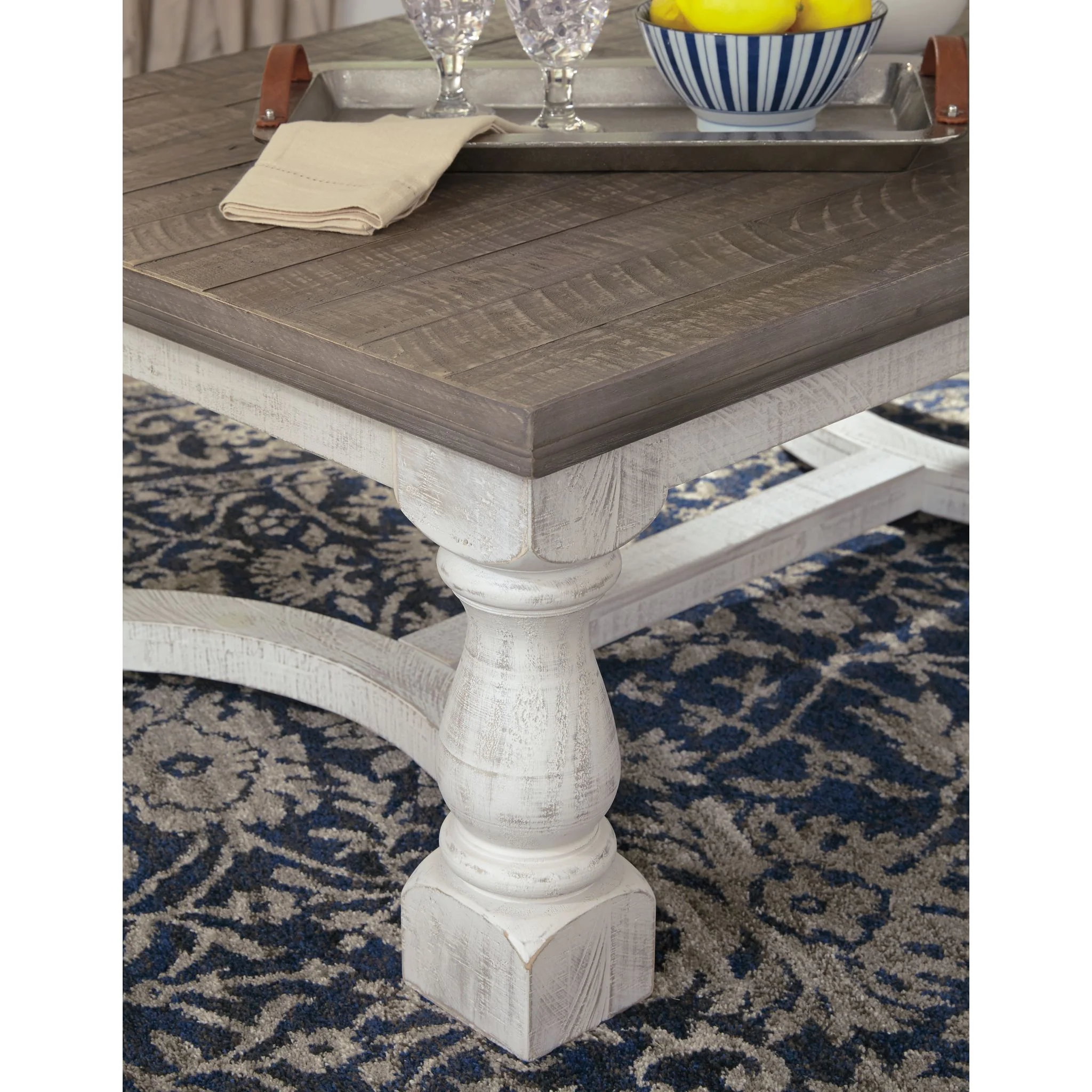 Havalance Coffee Table - Gray/White - Image 3