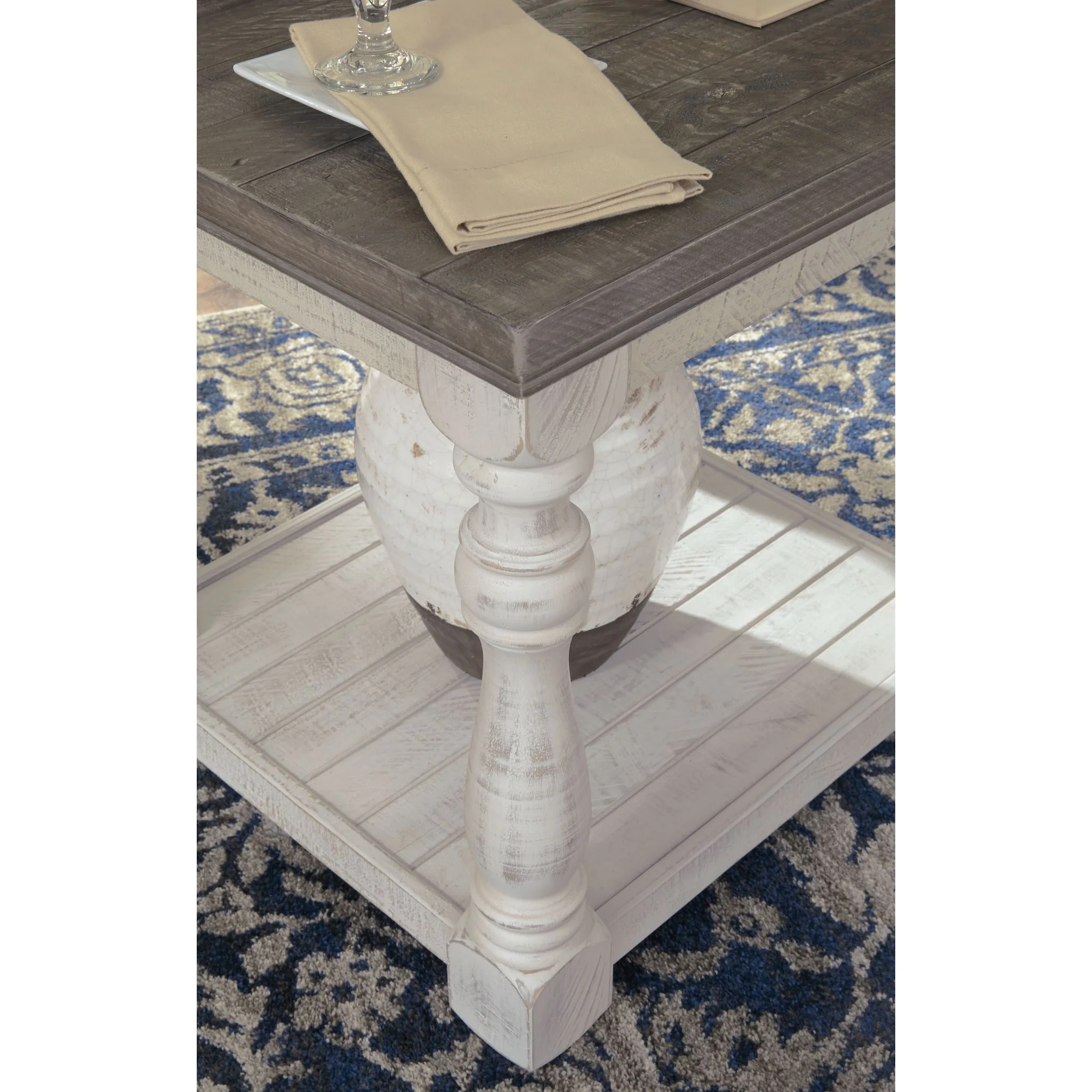 Havalance End Table - Gray/White - Image 3