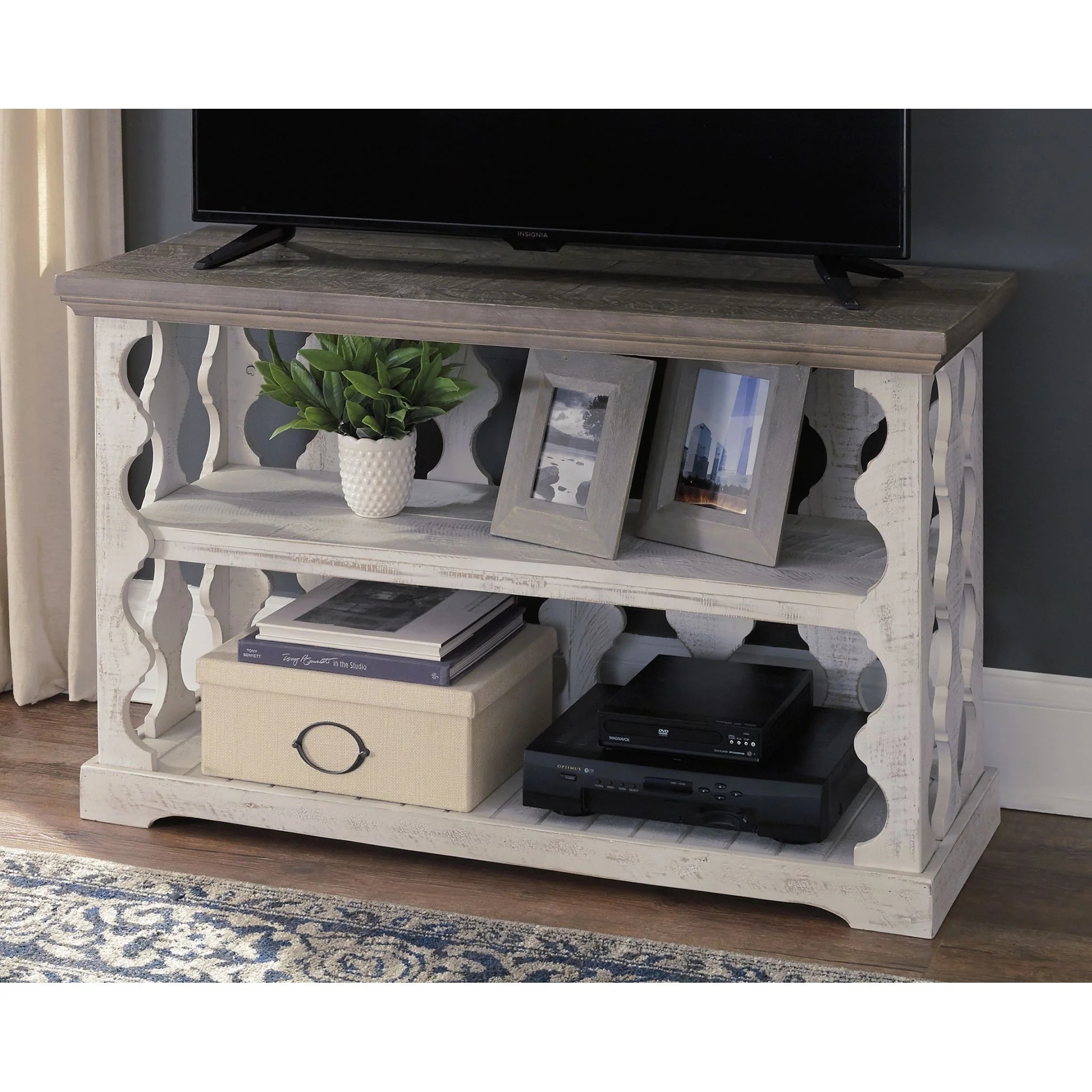 Havalance Sofa Table - Gray/White - Image 3