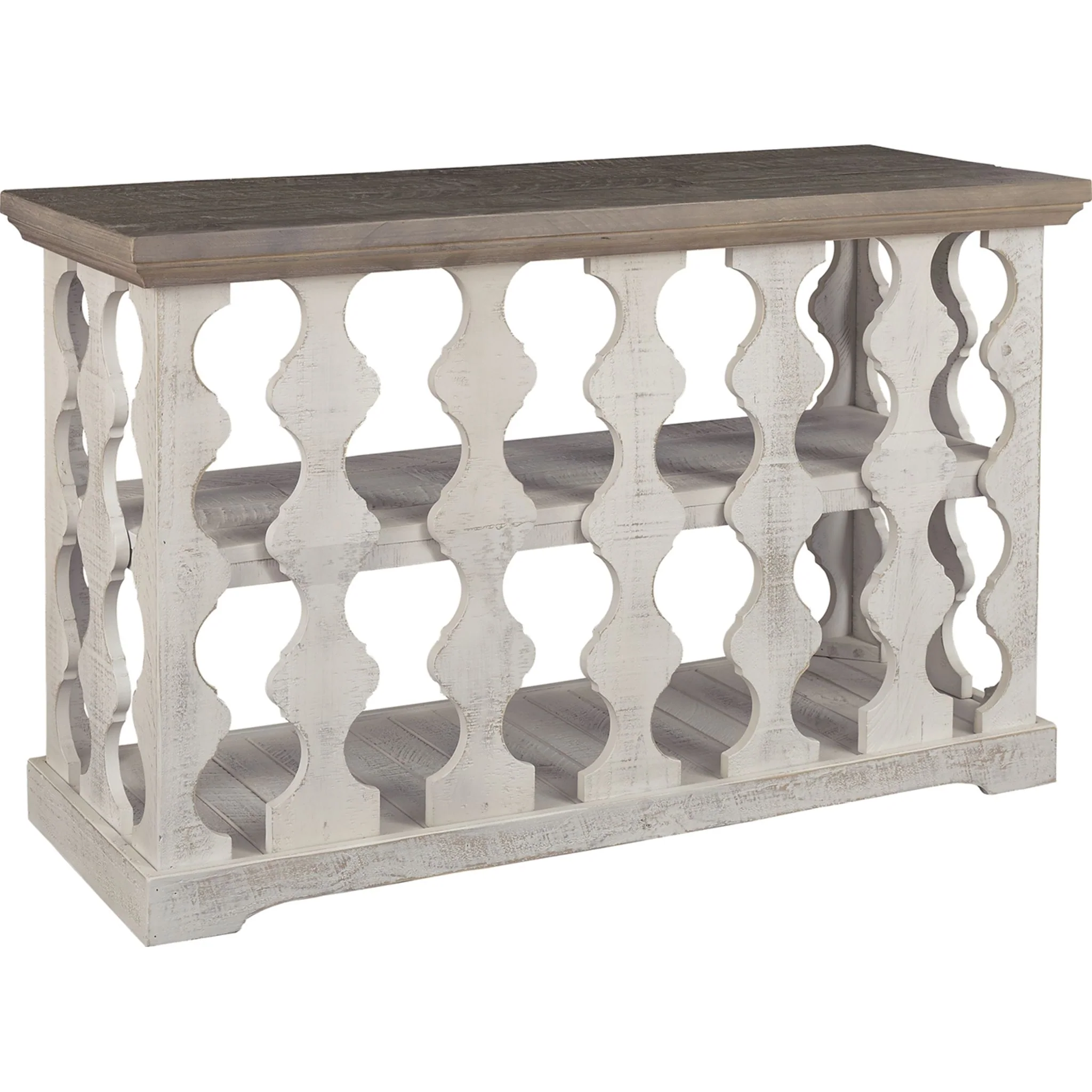 Havalance Sofa Table - Gray/White - Image 5