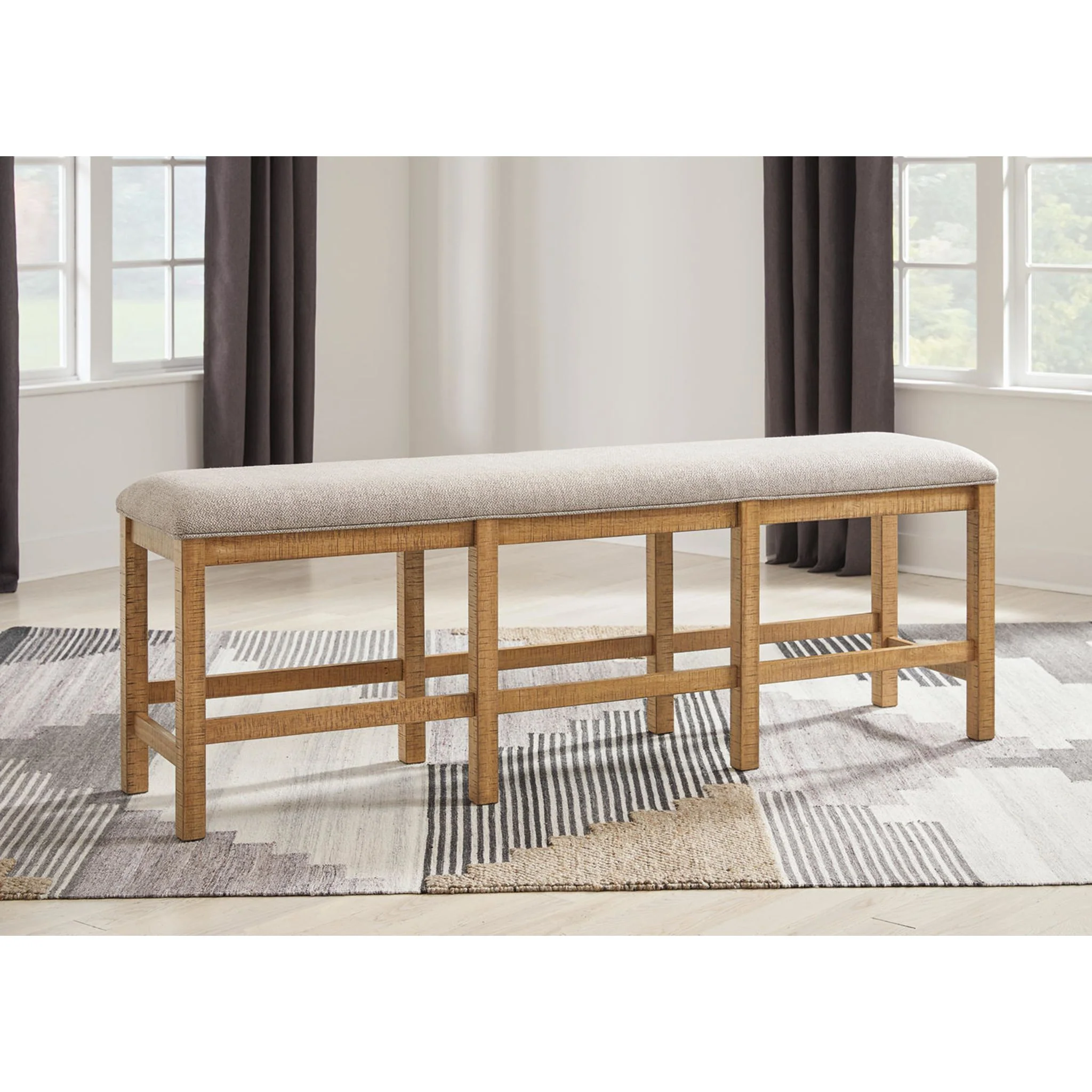 Havonplane Counter Height Bench - Brown - (D773-09) - Image 2