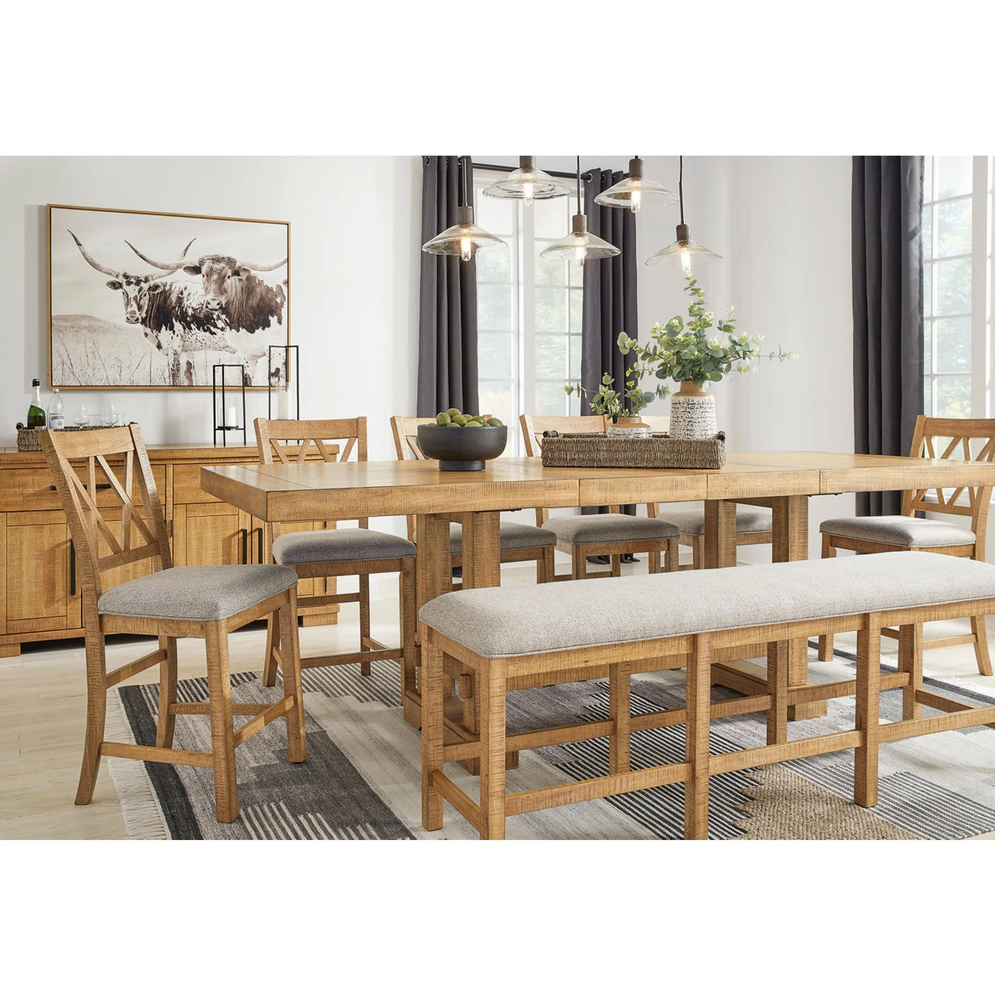 Havonplane Counter Height Extension Table - Brown - (D773-32) - Image 7