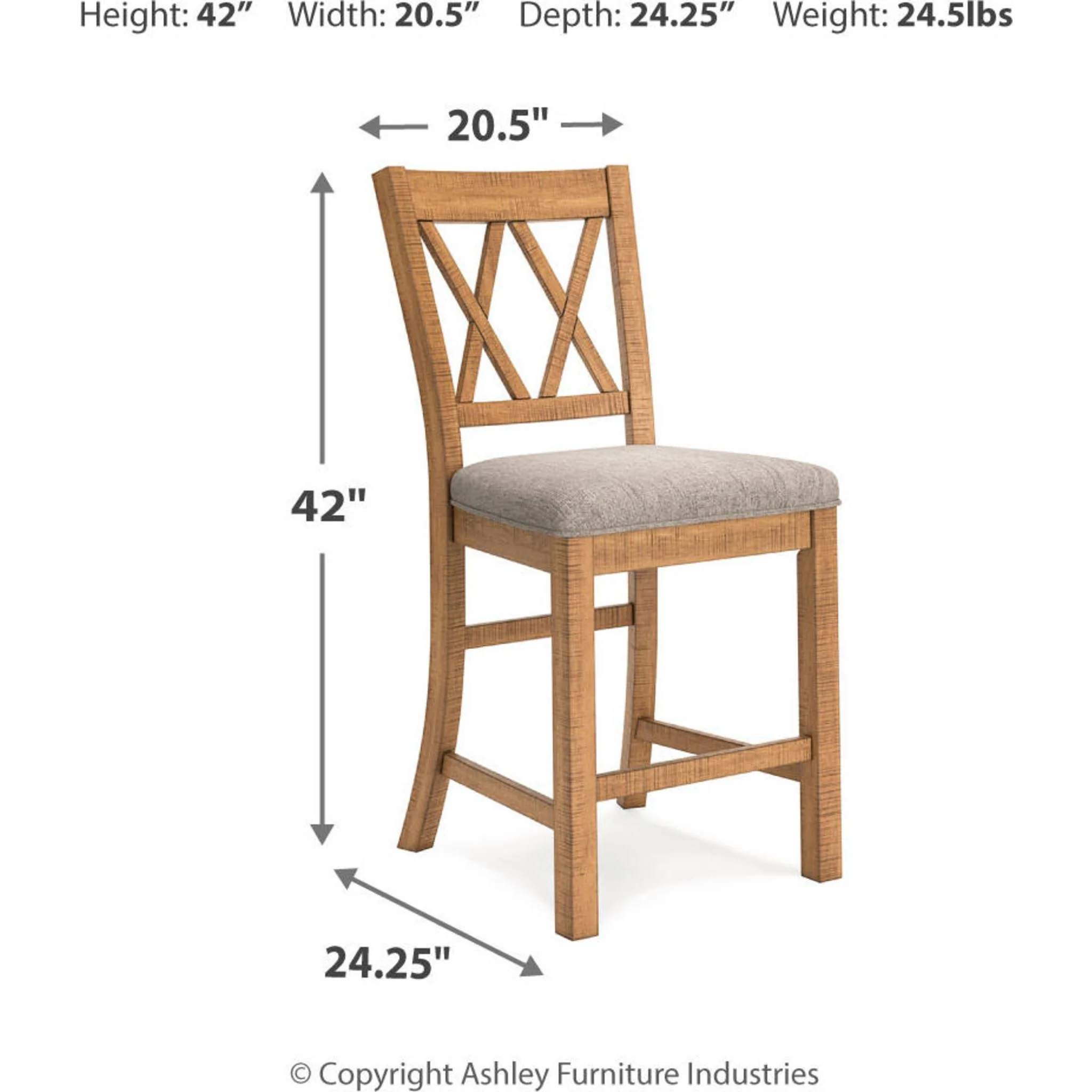 Havonplane Counter Height Stool - Brown - (D773-124) - Image 11