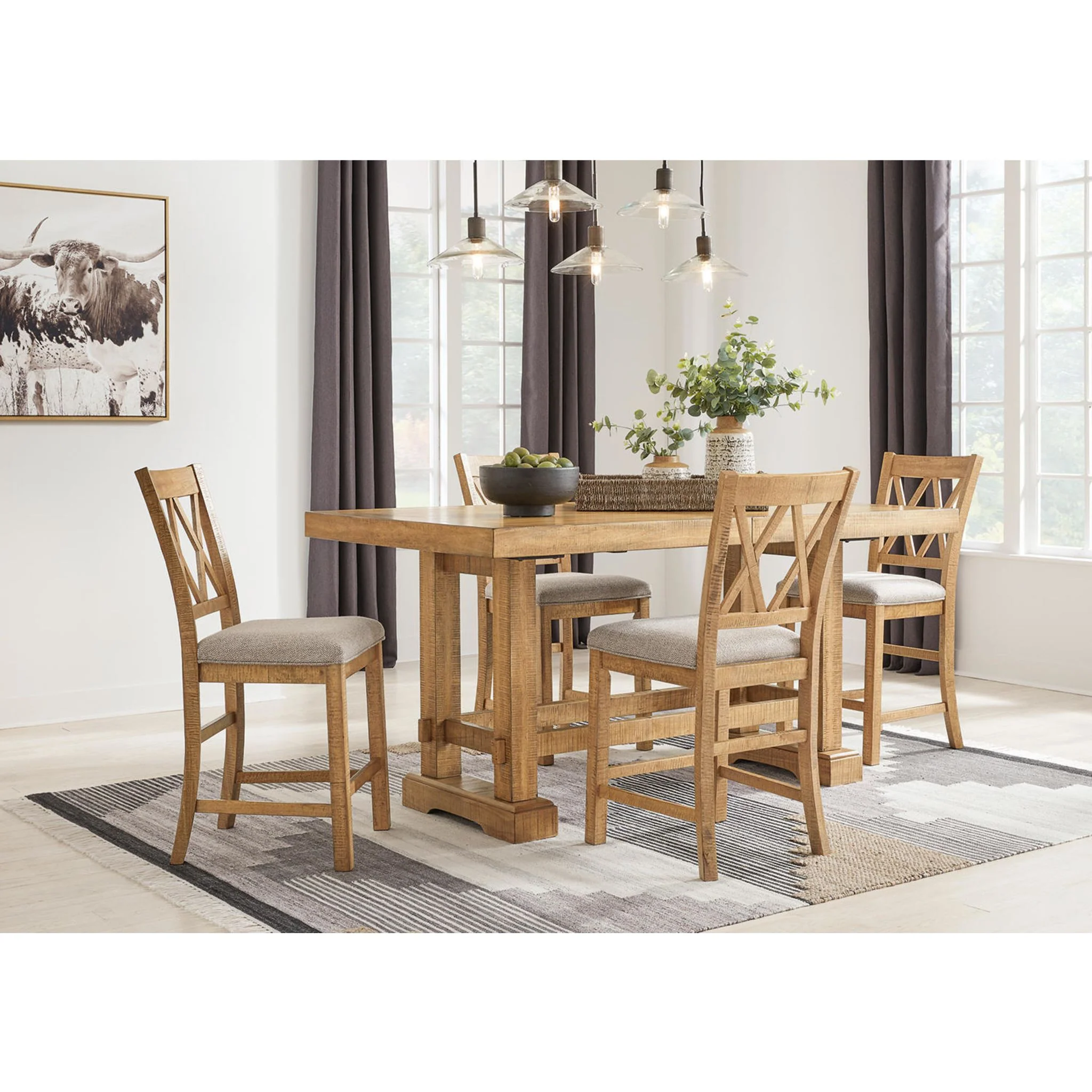 Havonplane Counter Height Stool - Brown - (D773-124) - Image 9