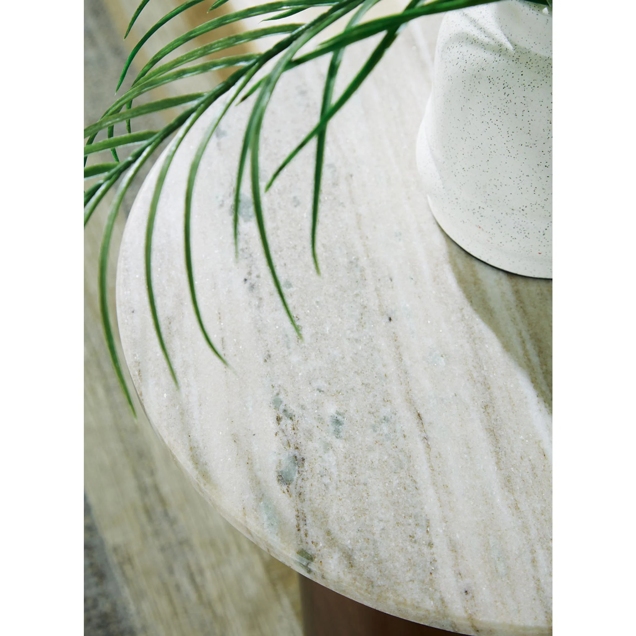 Henfield Accent Table - Beige/Brown - Image 3