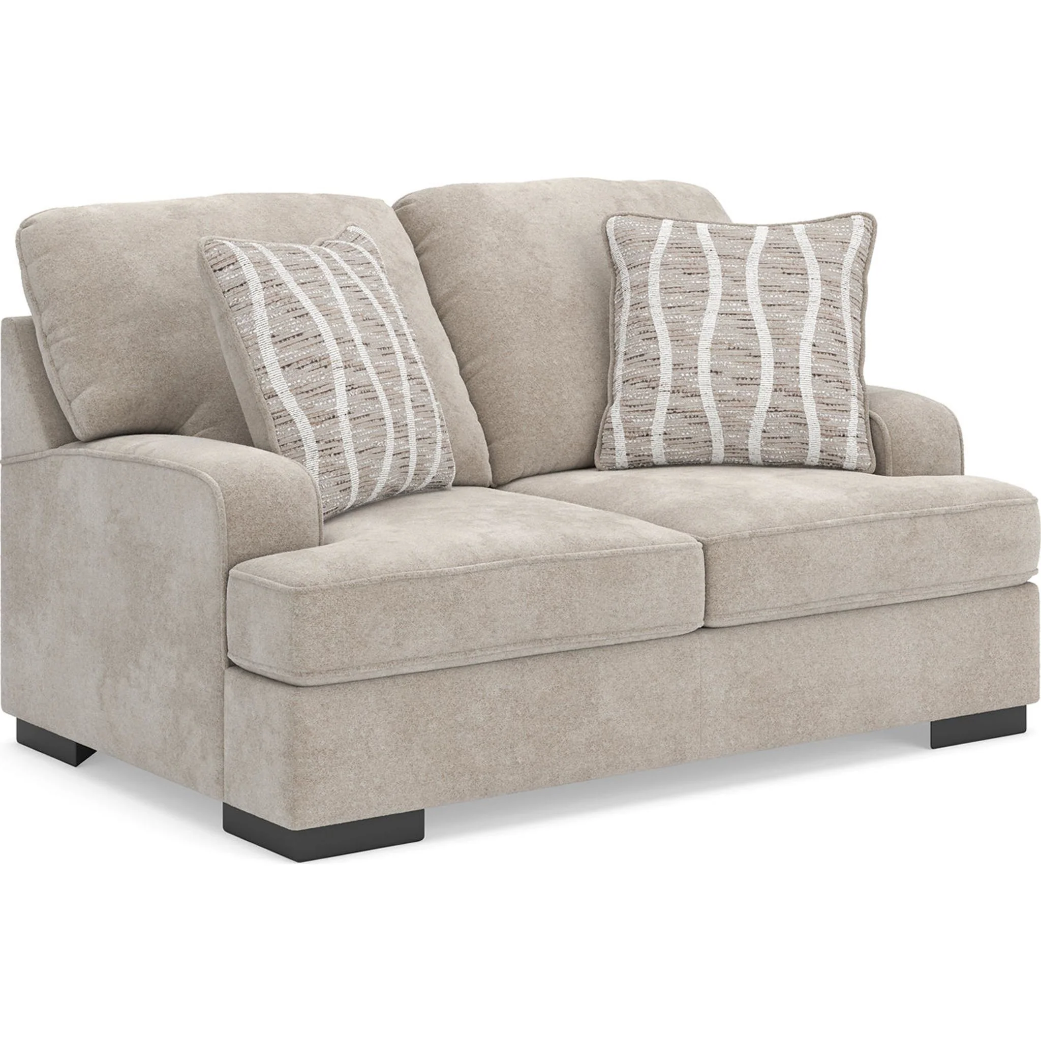 High Profile Loveseat - Taupe - Image 4