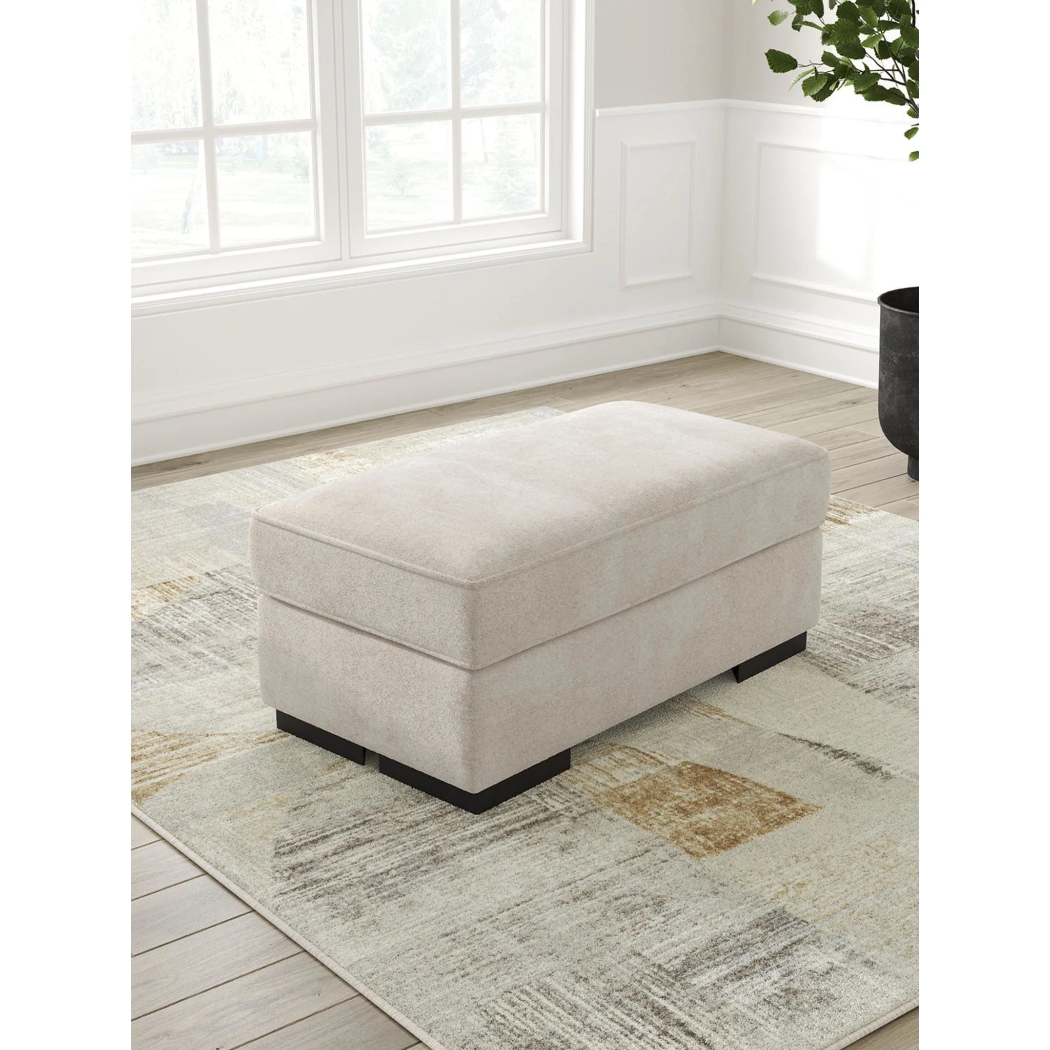High Profile Ottoman - Taupe - Image 2