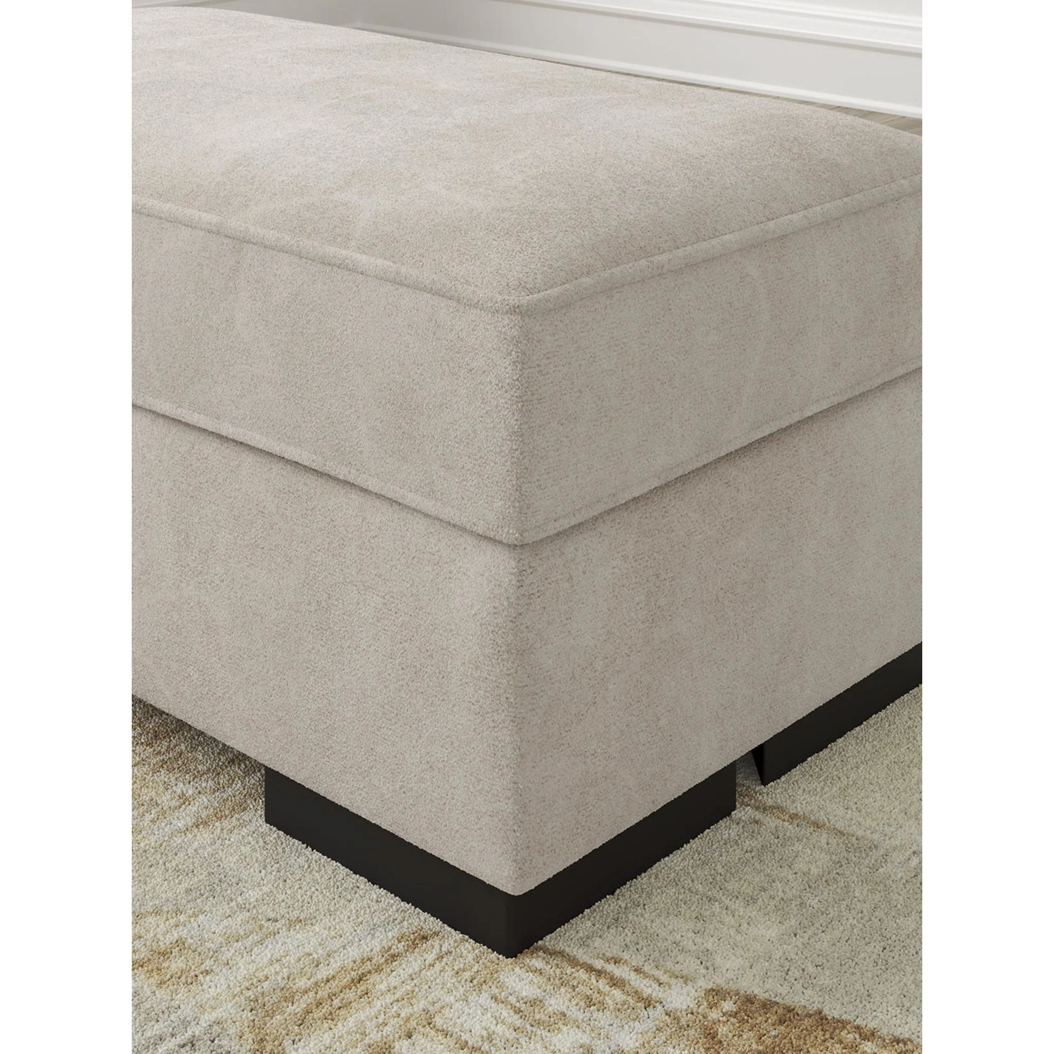 High Profile Ottoman - Taupe - Image 3