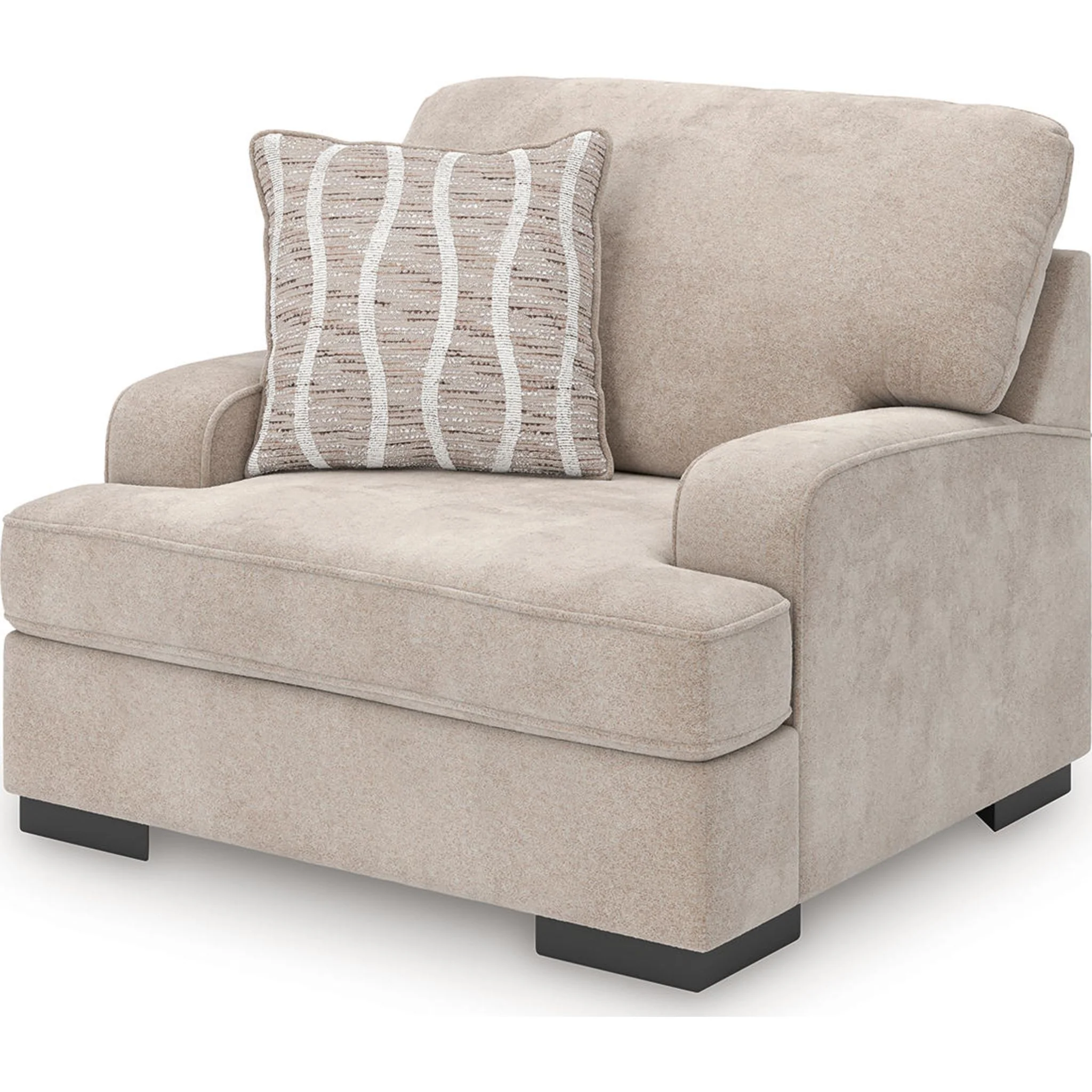 High Profile Oversized Chair - Taupe - Image 3