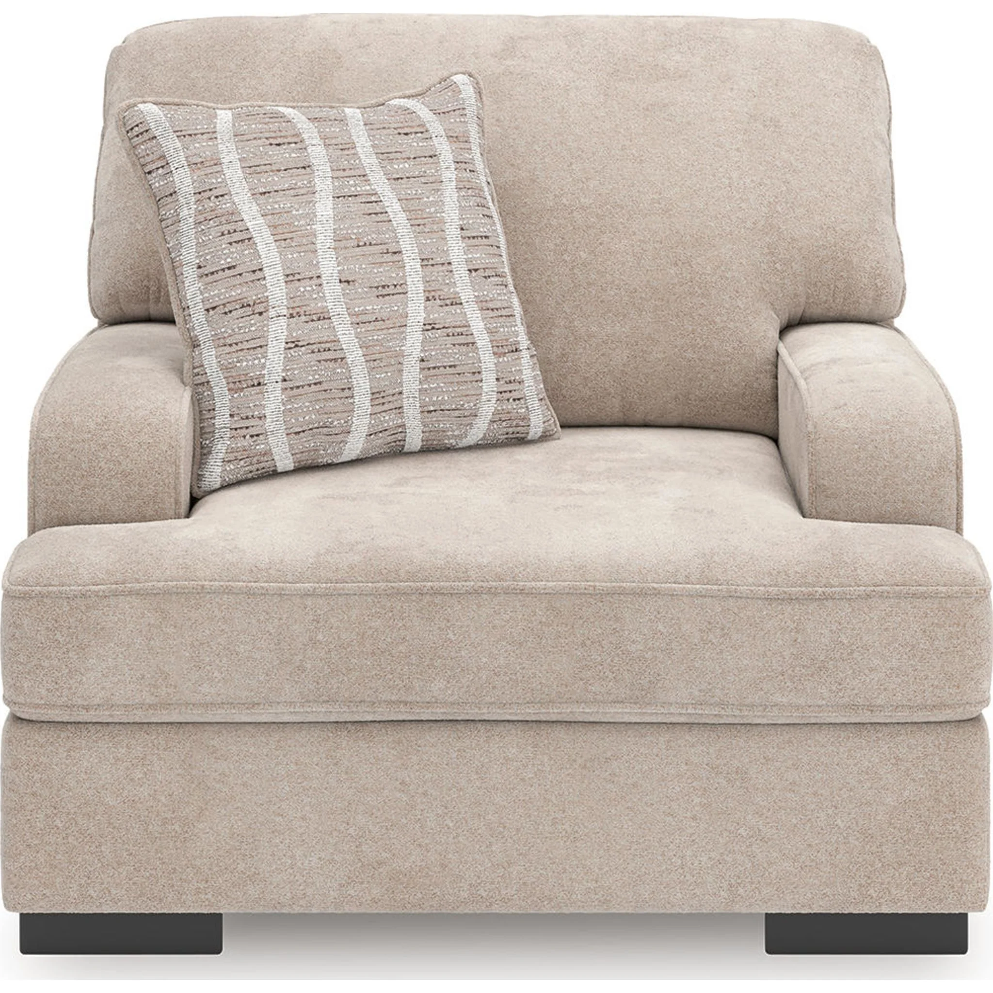High Profile Oversized Chair - Taupe - Image 5