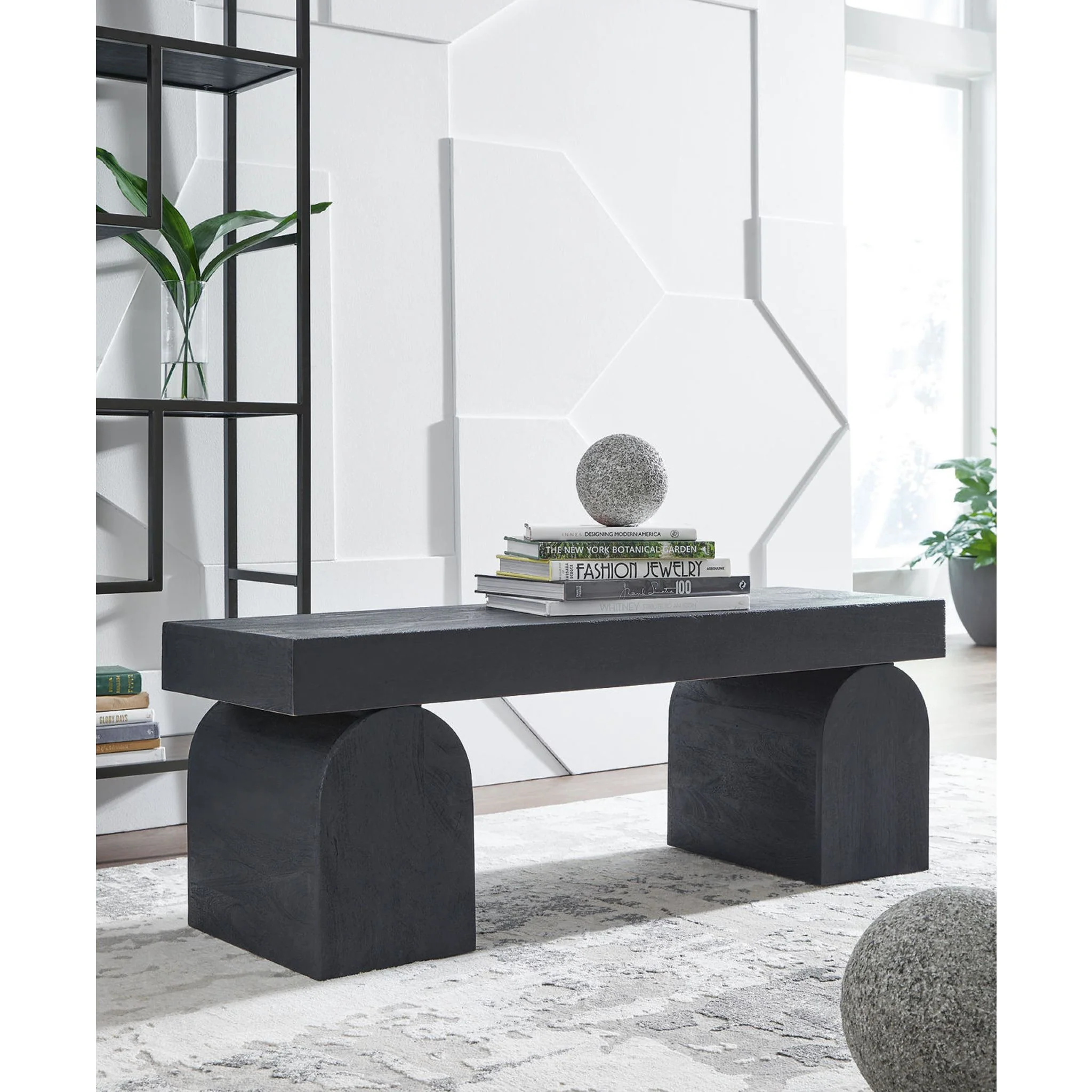 Holgrove Bench - Black - Image 2