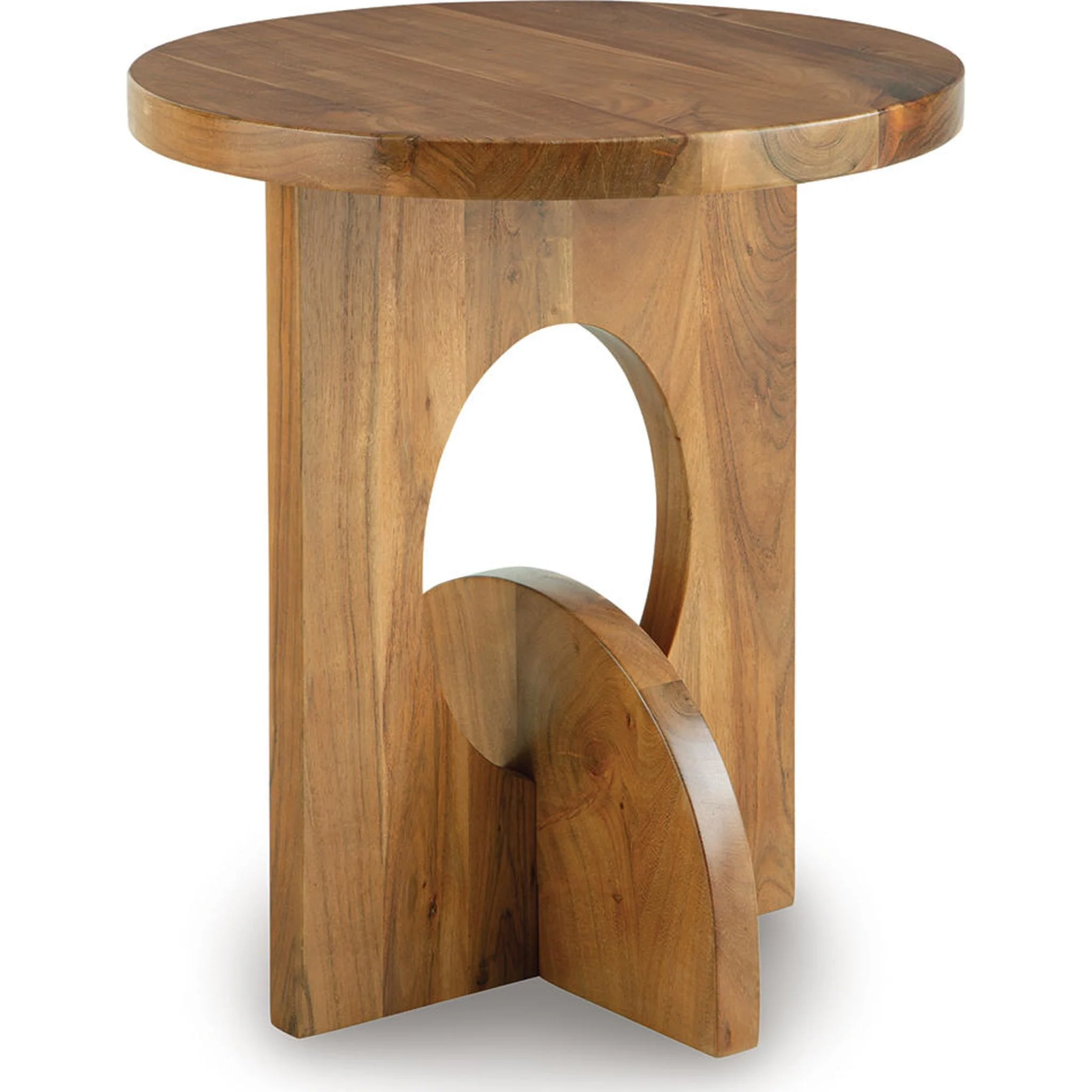 Hollbourne Accent Table - Brown - Image 4