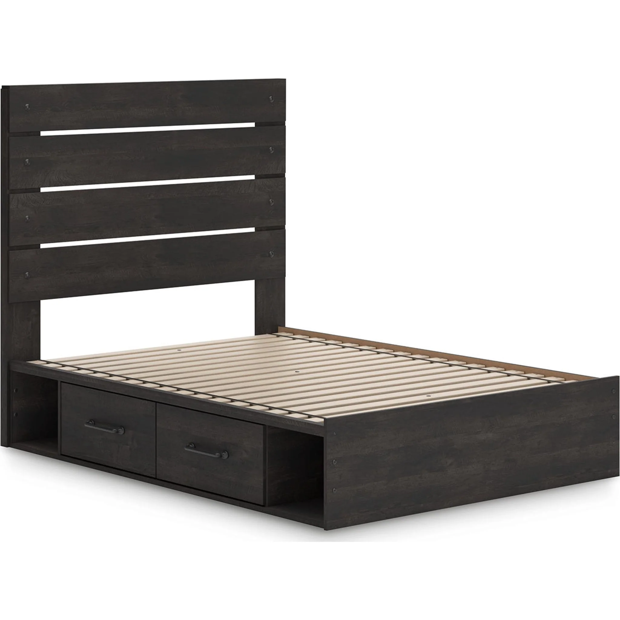 Hollivern 6 Piece Full Storage Bedroom - Dark Gray - Image 12