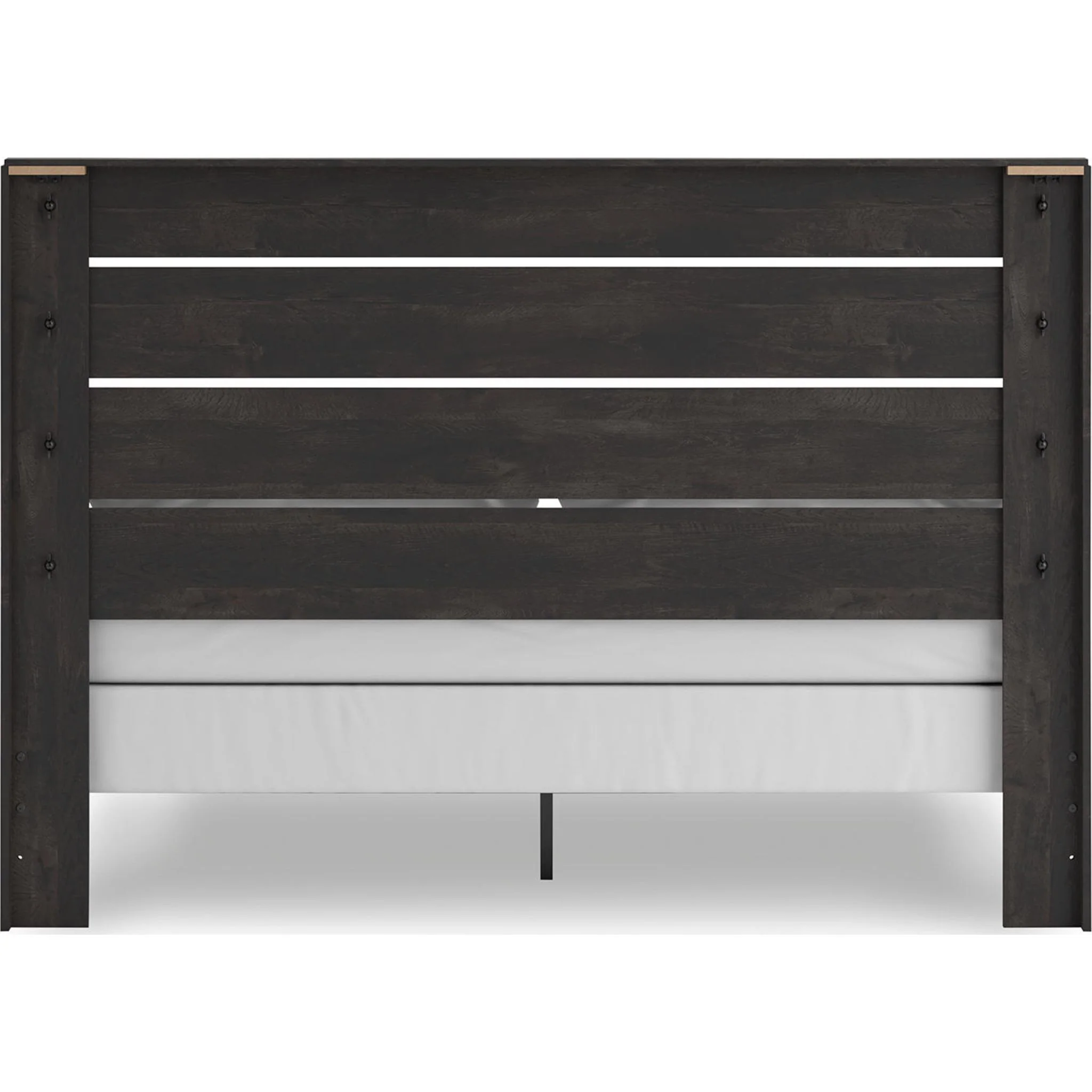 Hollivern 6 Piece King Panel Bedroom - Dark Gray - Image 14