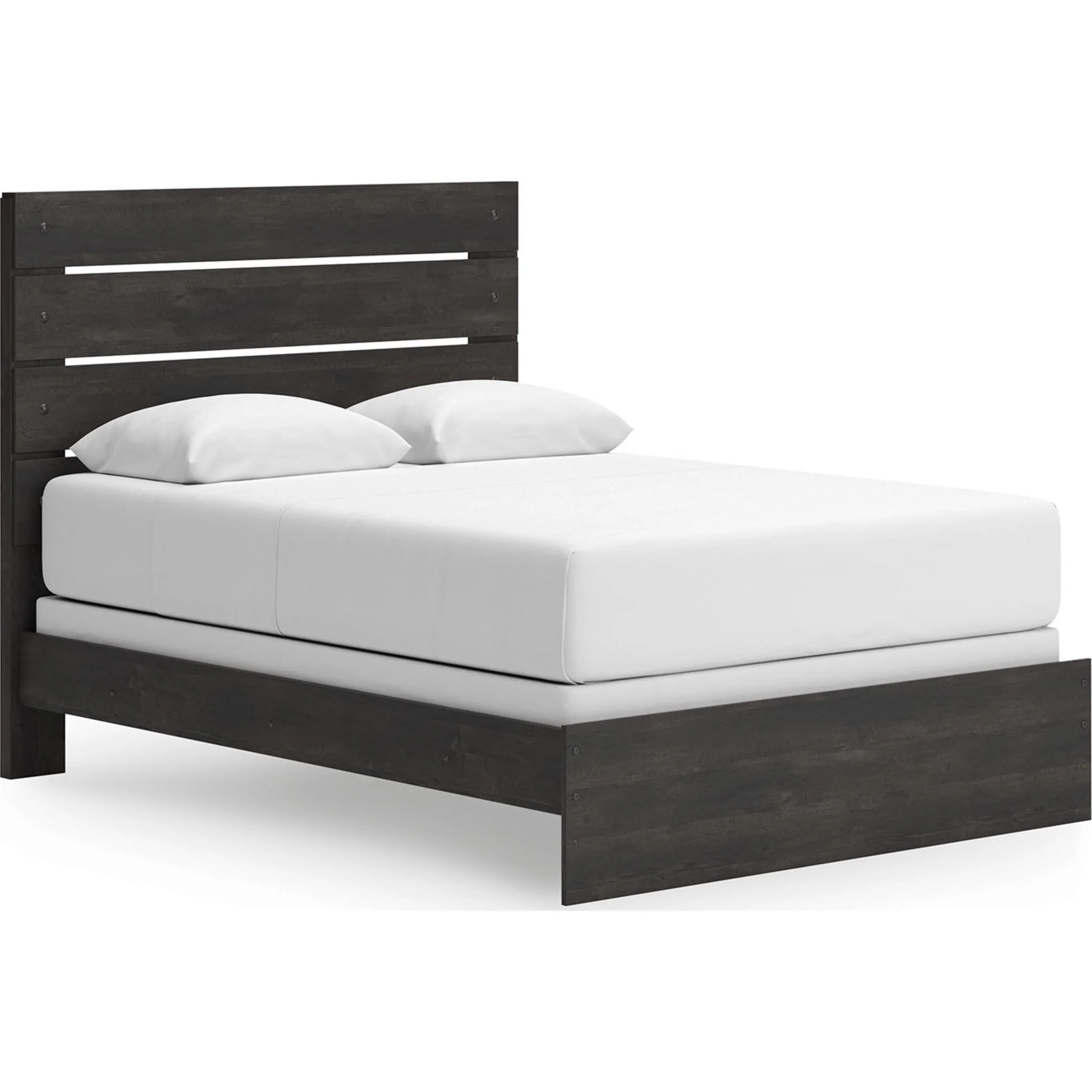 Hollivern 6 Piece Queen Panel Bedroom - Dark Gray - Image 13