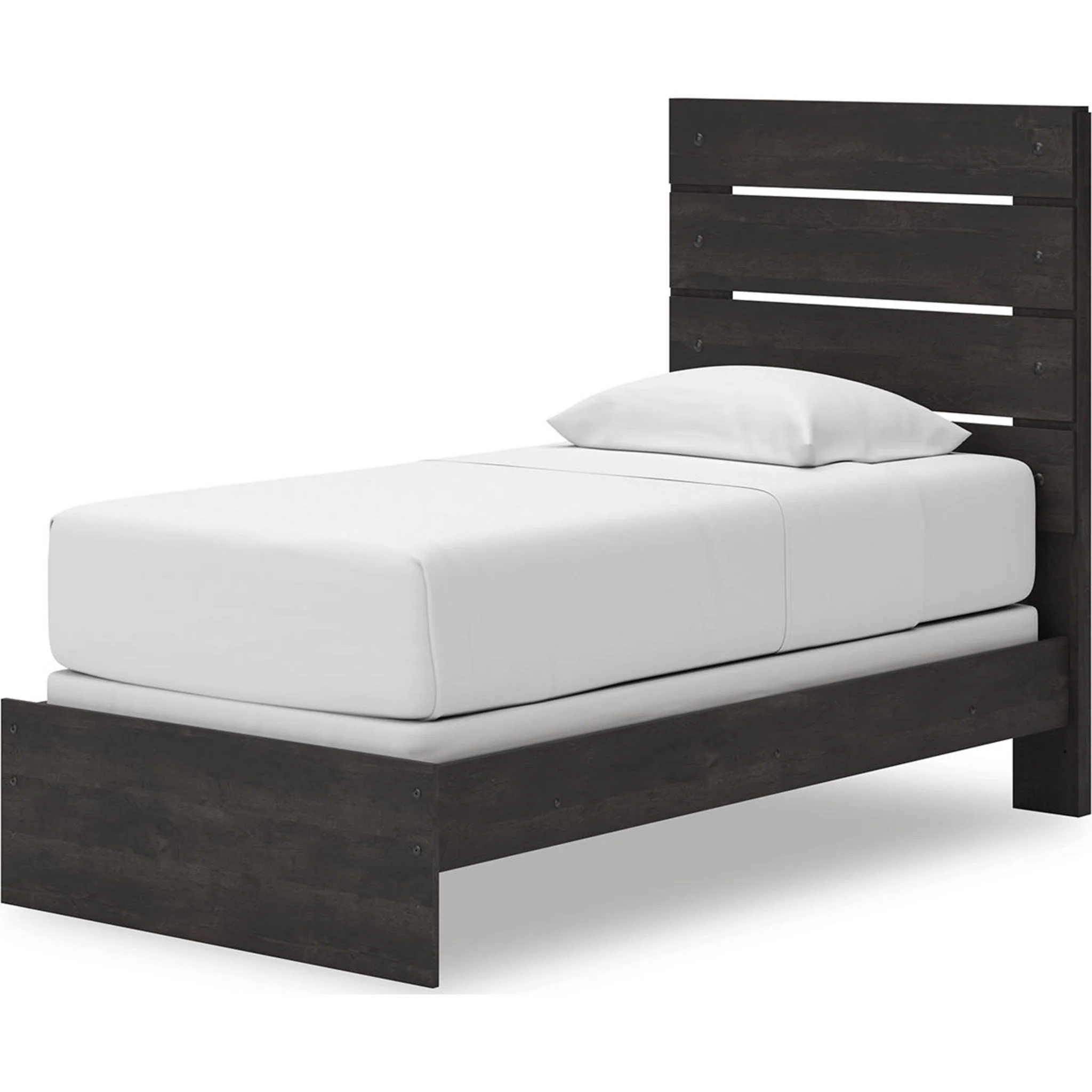 Hollivern 6 Piece Twin Panel Bedroom - Dark Gray - Image 11