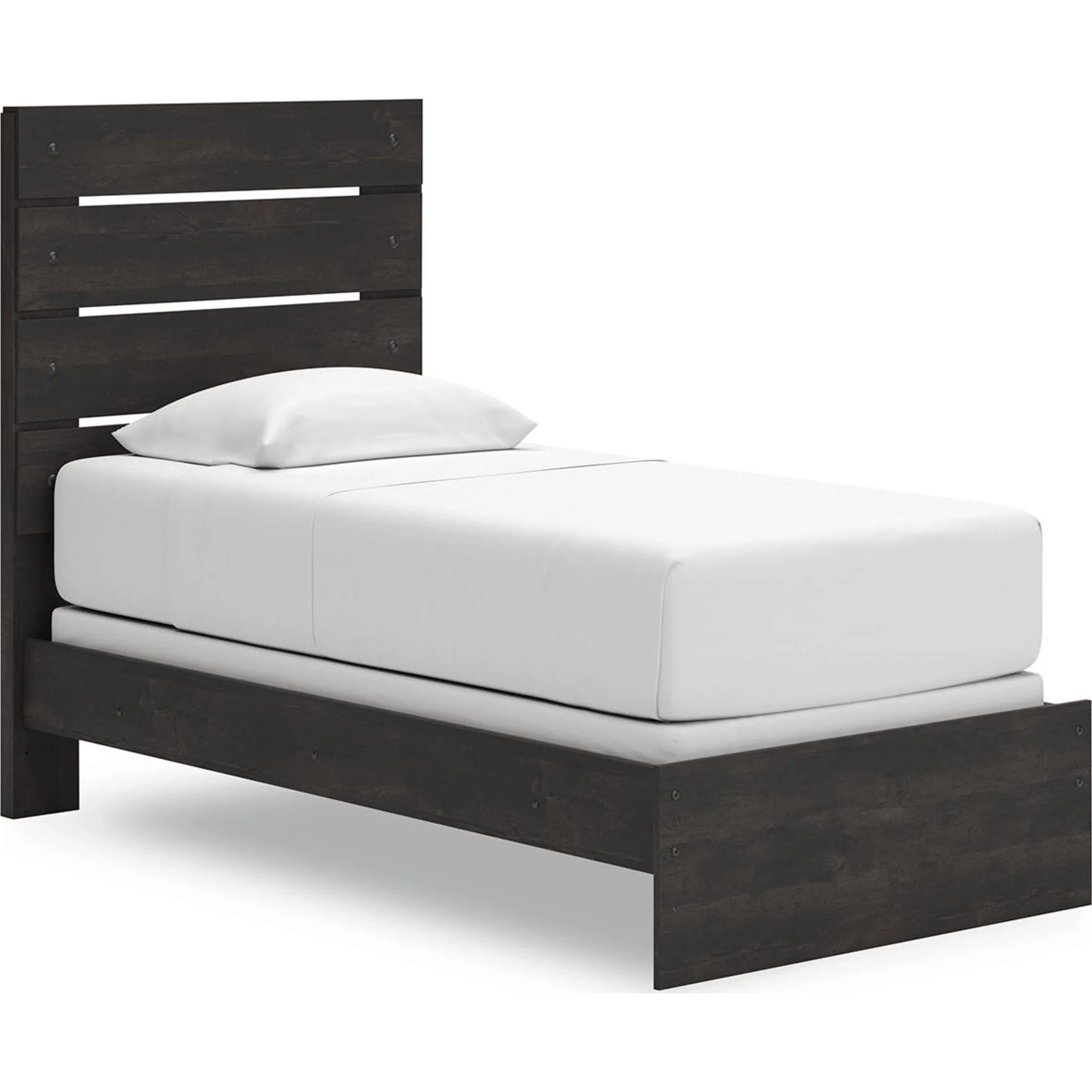 Hollivern 6 Piece Twin Panel Bedroom - Dark Gray - Image 13