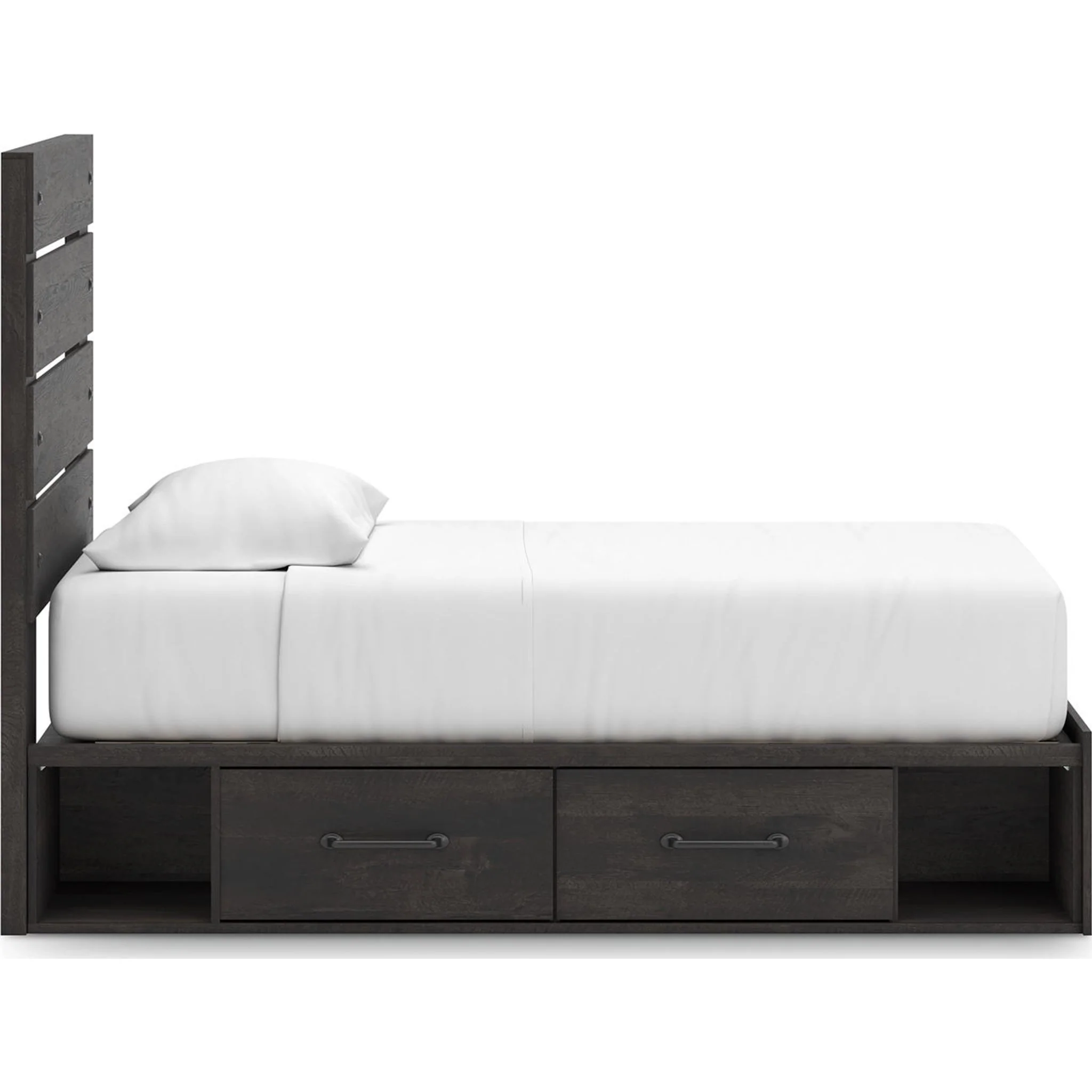 Hollivern 6 Piece Twin Storage Bedroom - Dark Gray - Image 20