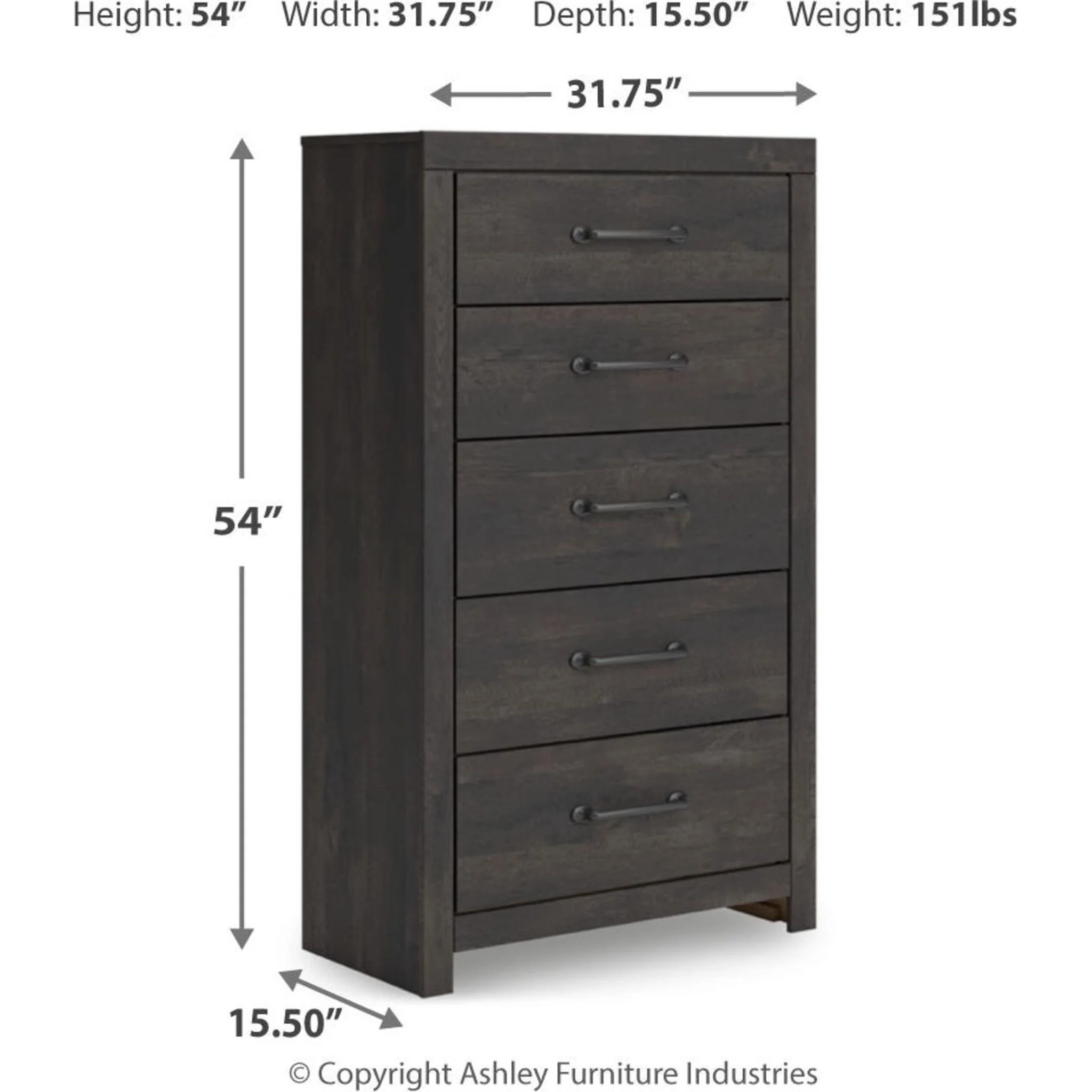 Hollivern Chest - Dark Gray - Image 3