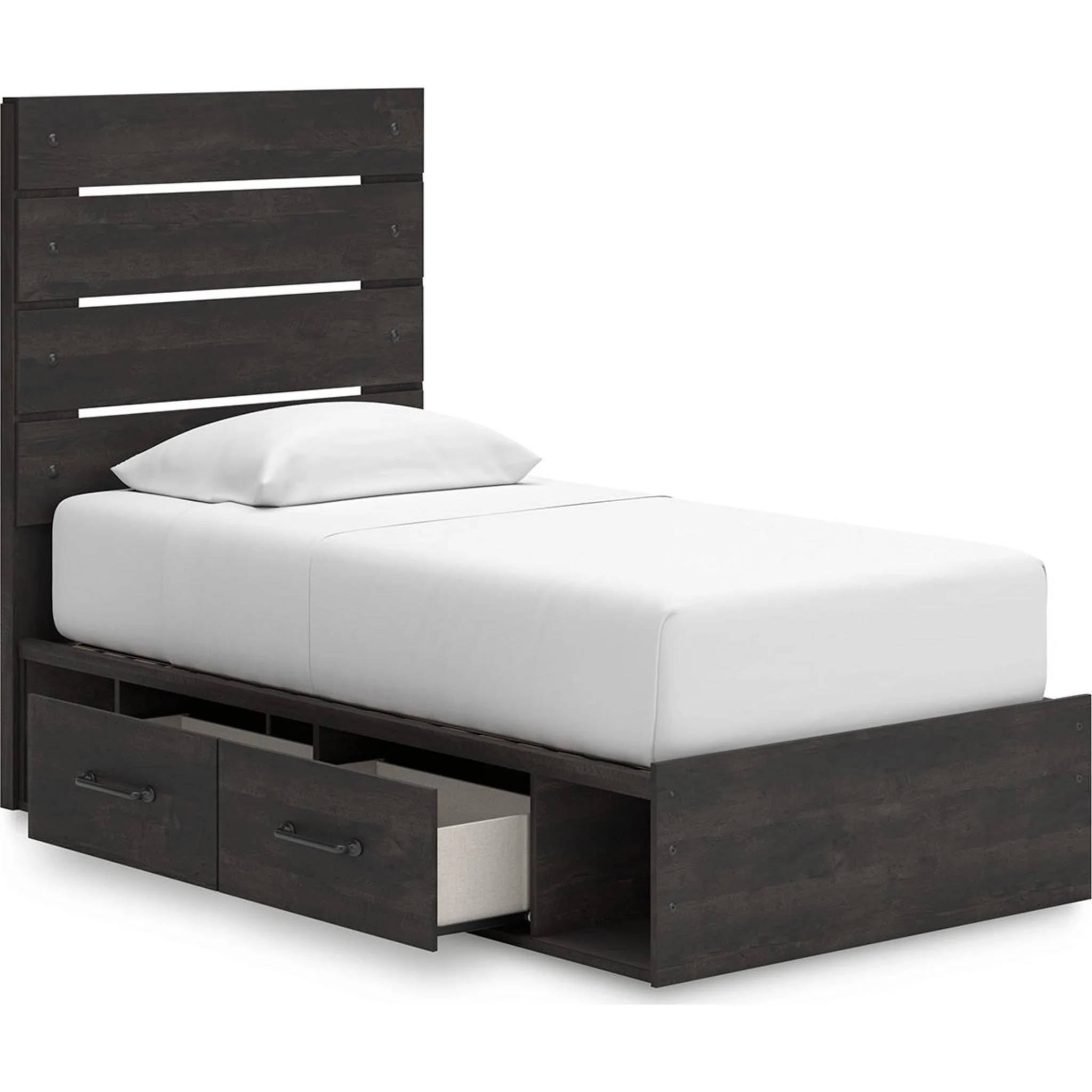 Hollivern Twin Storage Bed - Dark Gray - Image 32