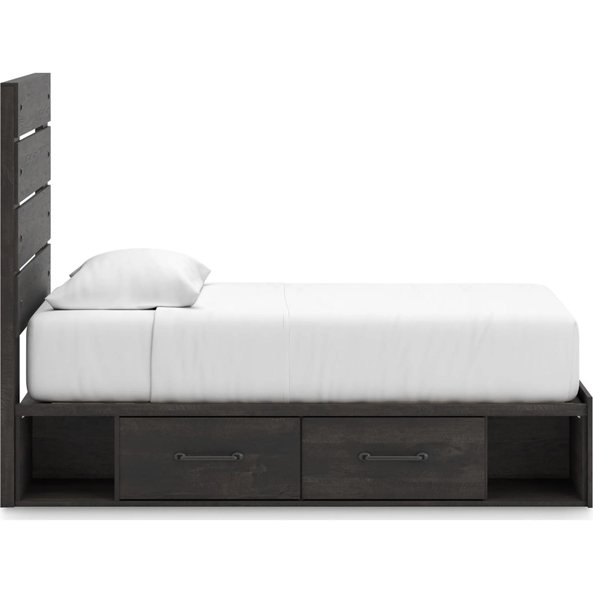 Hollivern Twin Storage Bed - Dark Gray - Image 37