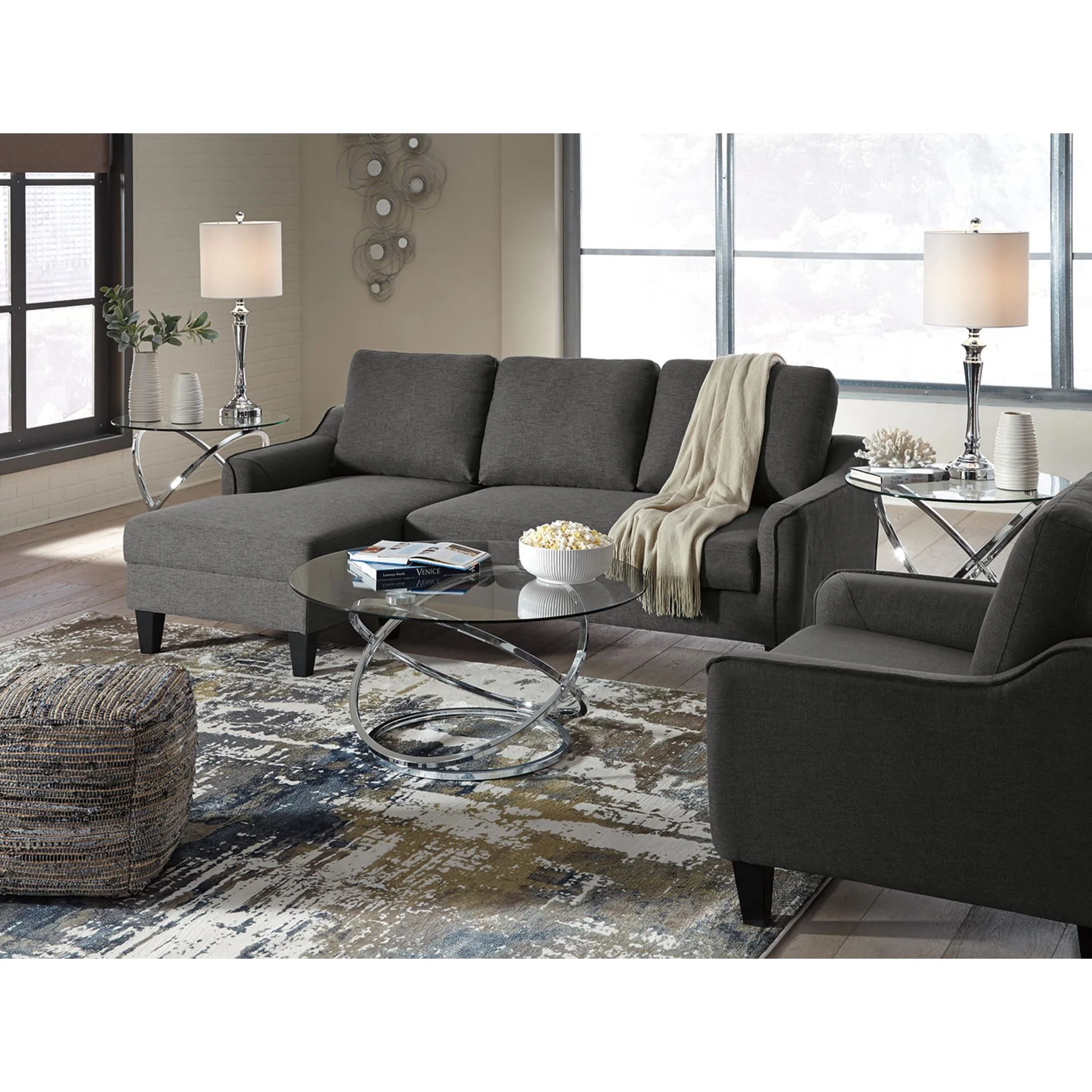Hollynyx 3 Pack Tables - Chrome Finish - Image 5