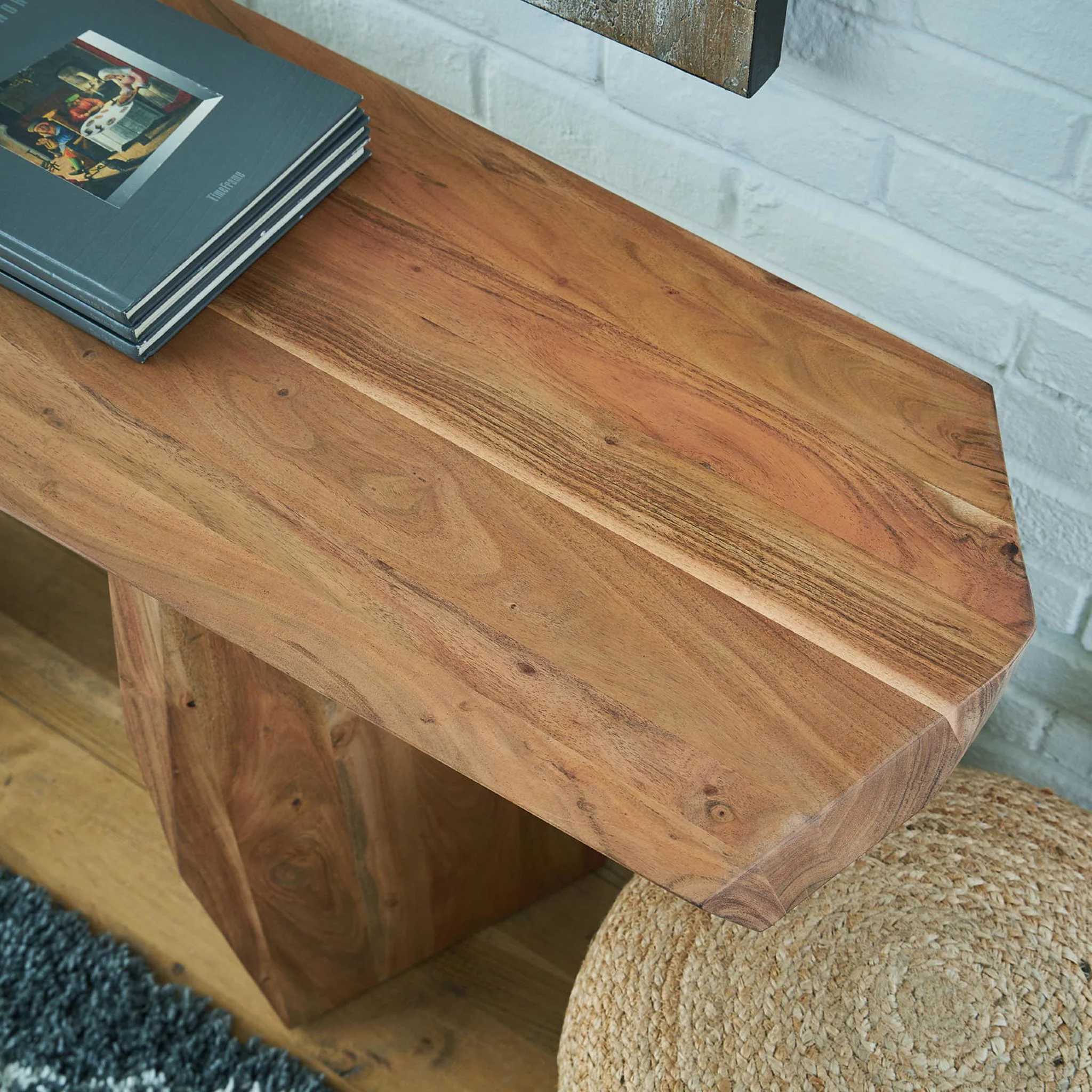 Holward Console Table - Natural - Image 4