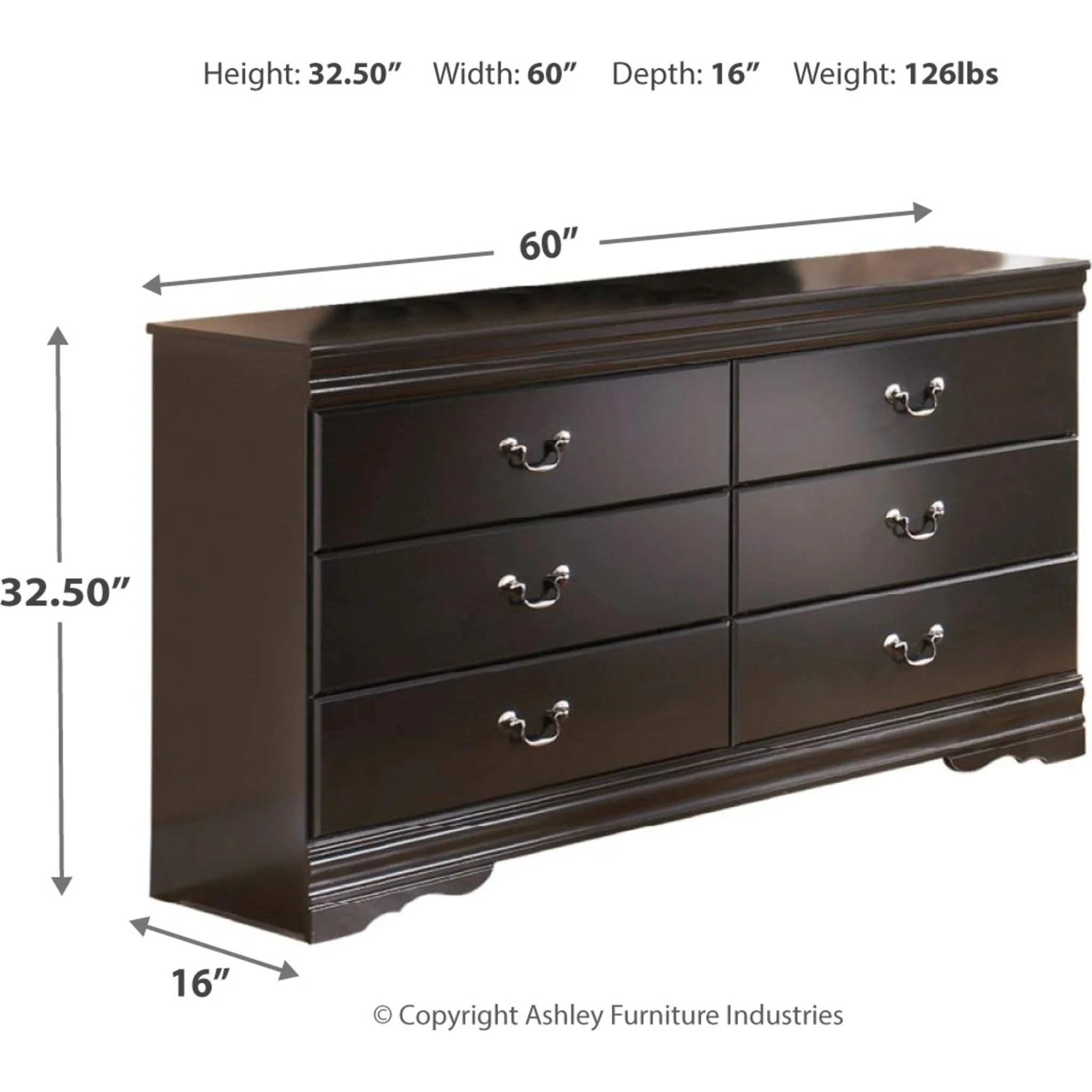 Huey Vineyard Dresser - Black - Image 6