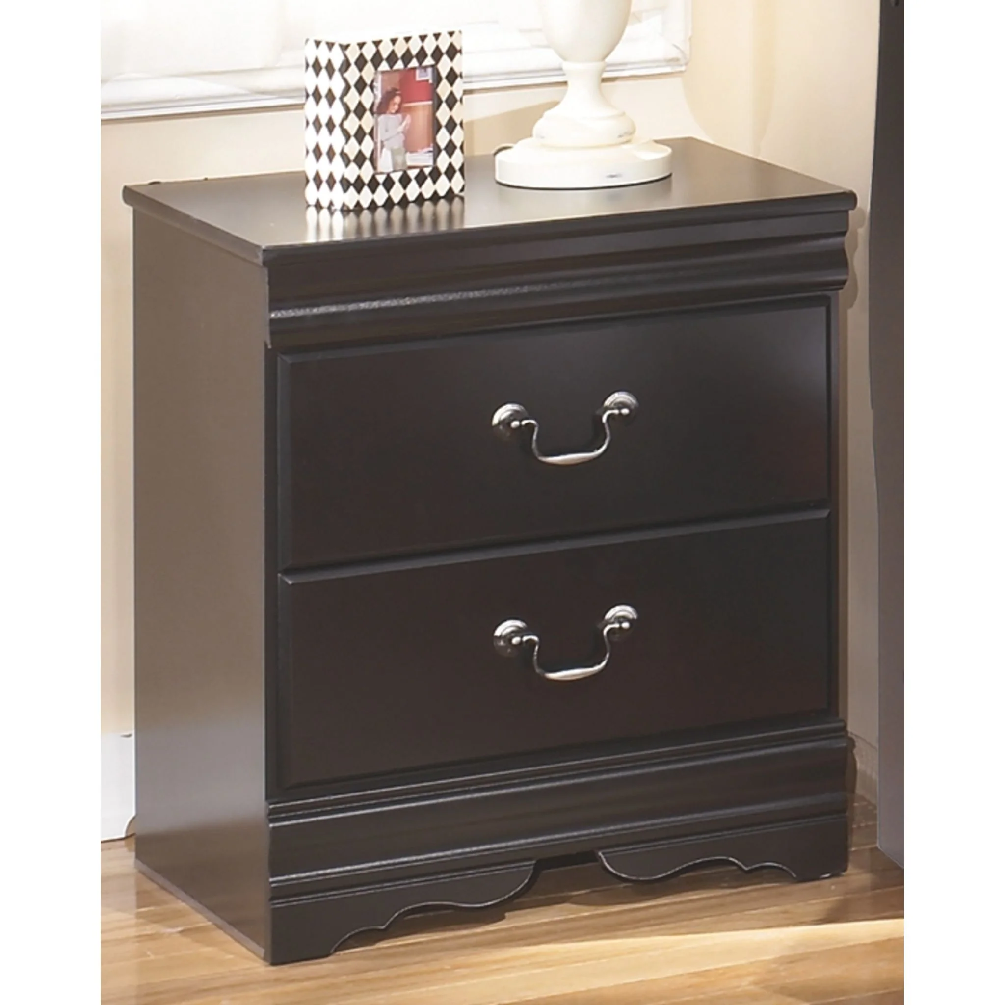 Huey Vineyard Nightstand - Black - Image 2