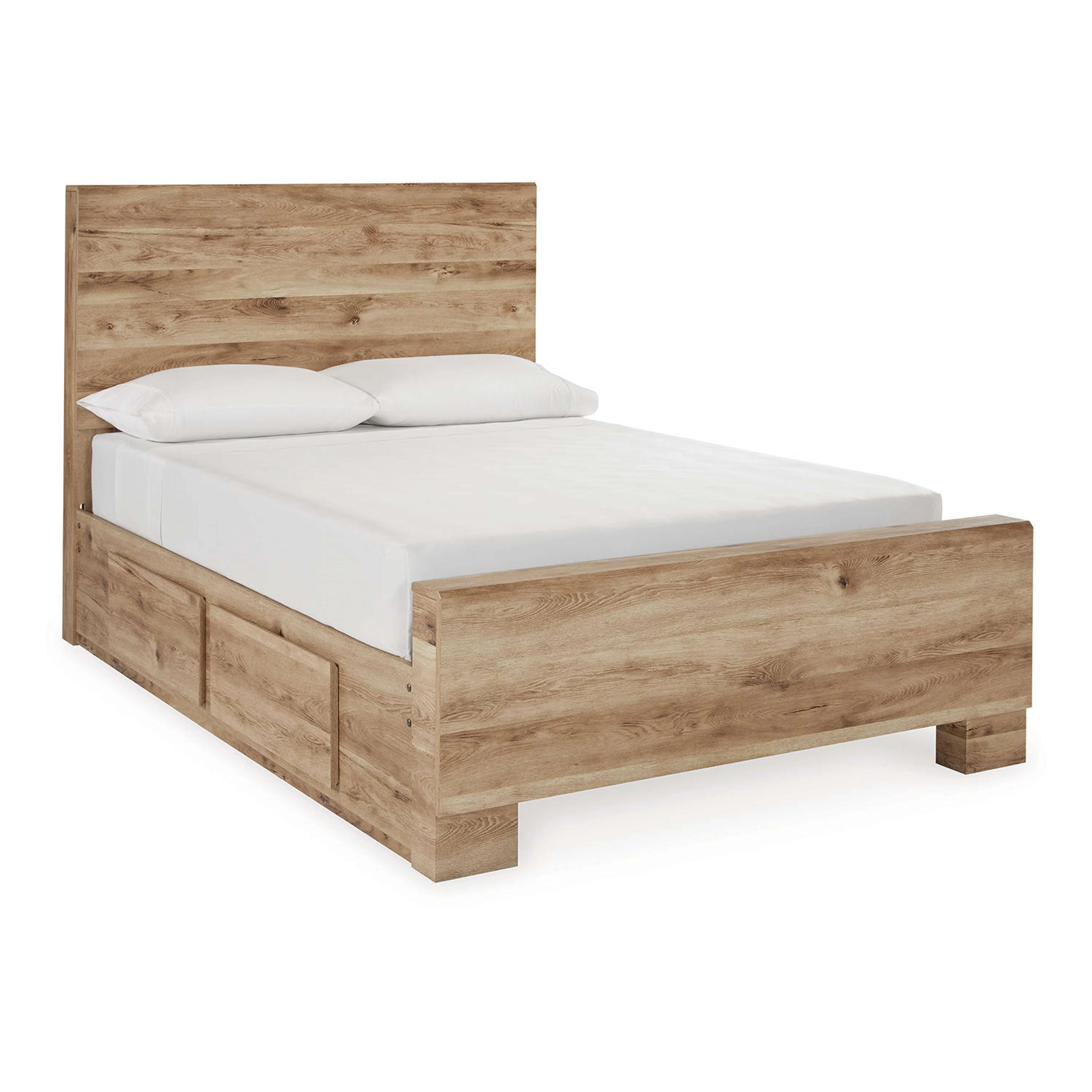 Hyanna 6 Piece Bed with 4 Drawer Storage Bedroom - Tan Brown - Image 33