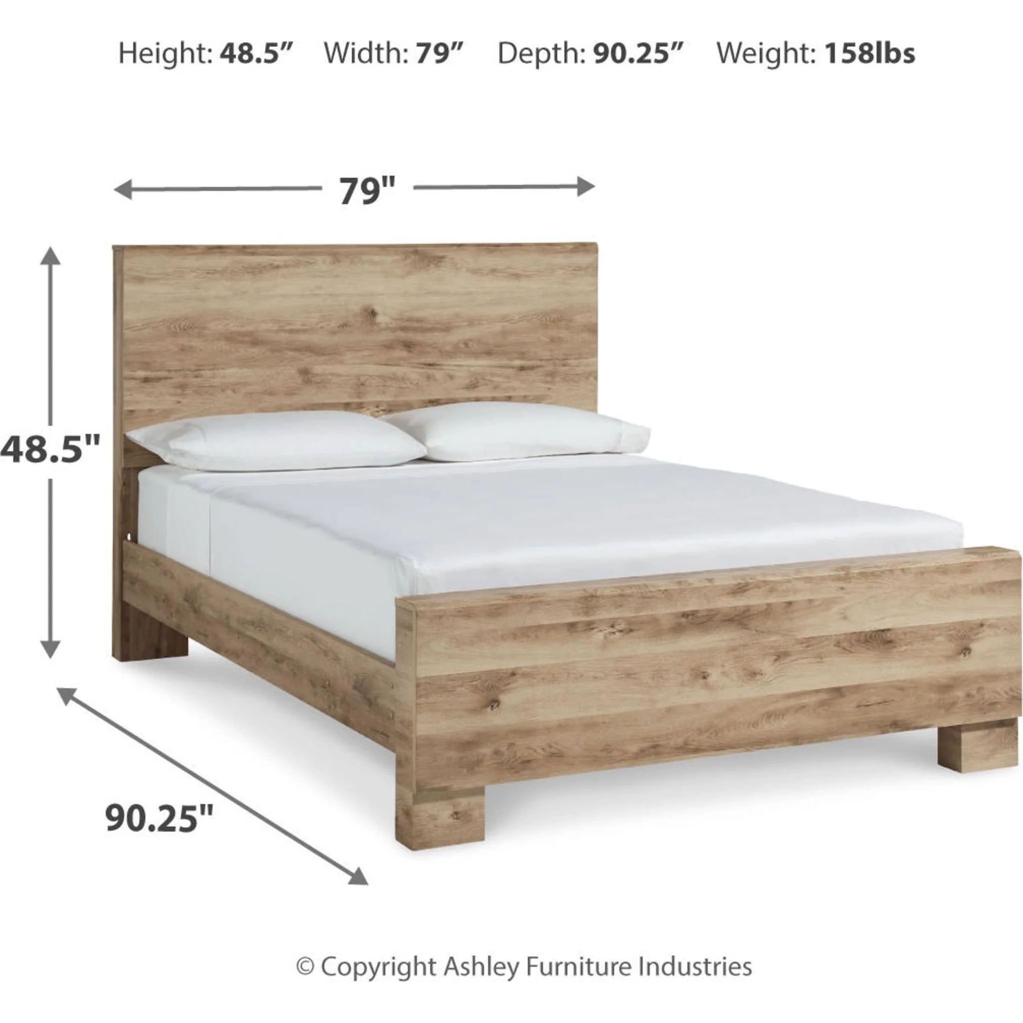 Hyanna 6 Piece King Panel Bedroom - Tan Brown - Image 11